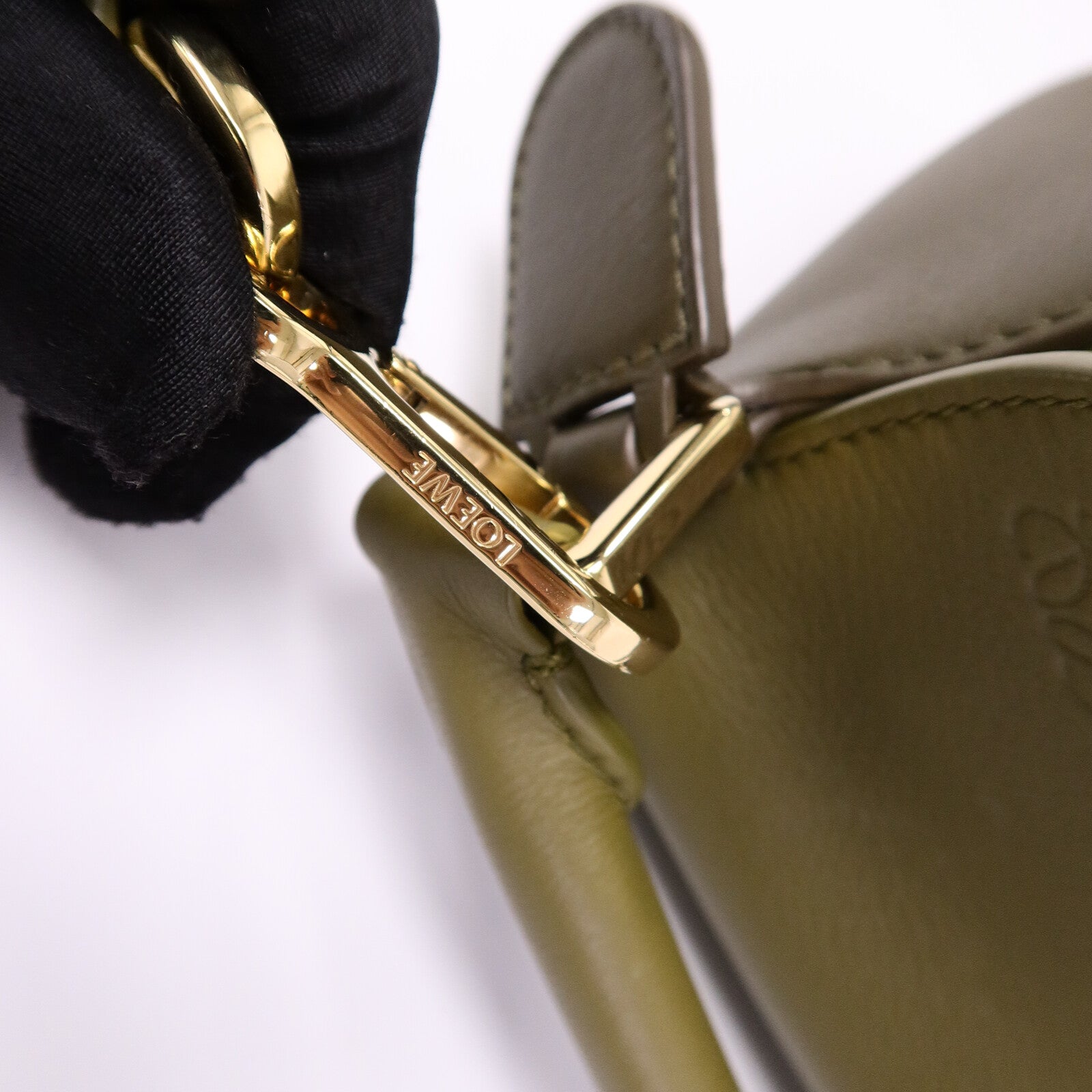 LOEWE 牛皮皮革Puzzle Small手挽肩背兩用袋