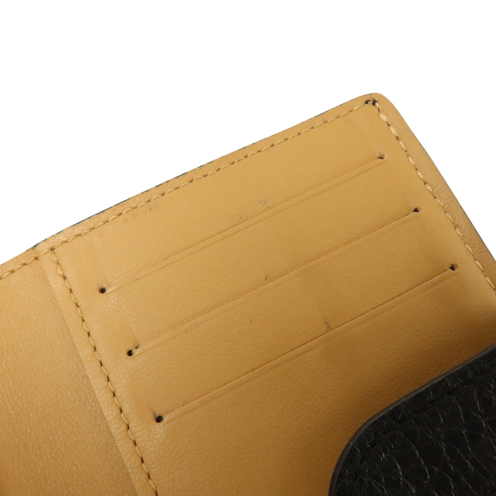 LOUIS VUITTON Taurillon Capuines Wallet金扣錢包