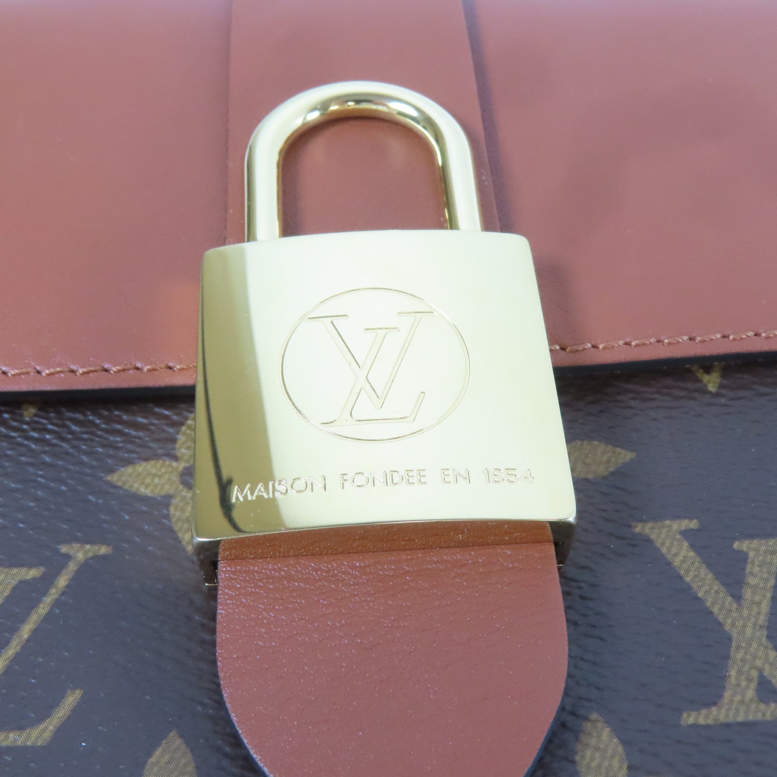 LOUIS VUITTON 【激減優惠】Monogram Locky BB金扣手挽肩背兩用袋啡色