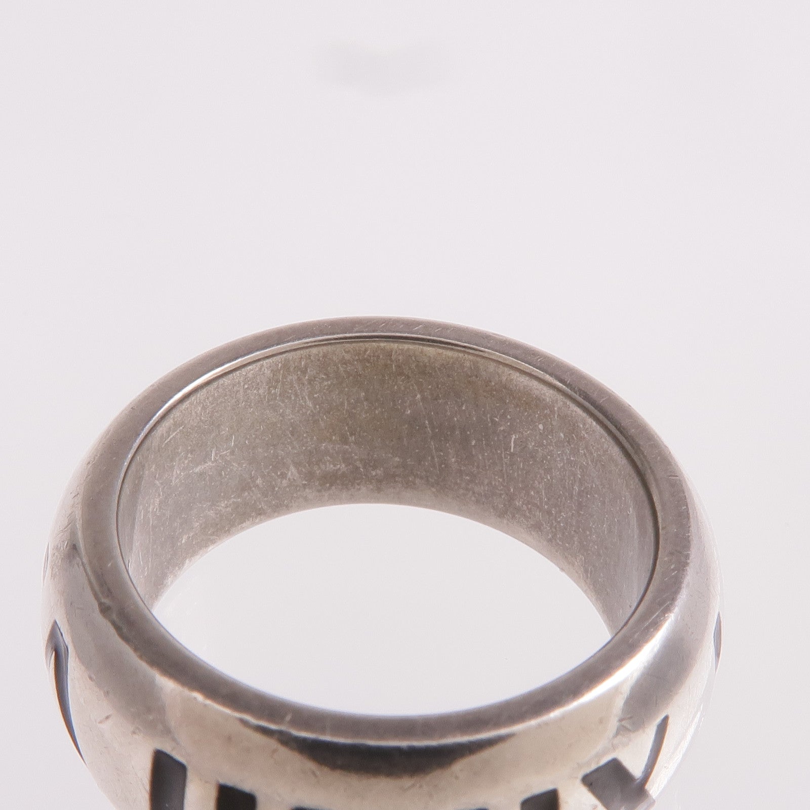 TIFFANY＆CO 925純銀Atlas Ring 2003戒指US#4.25