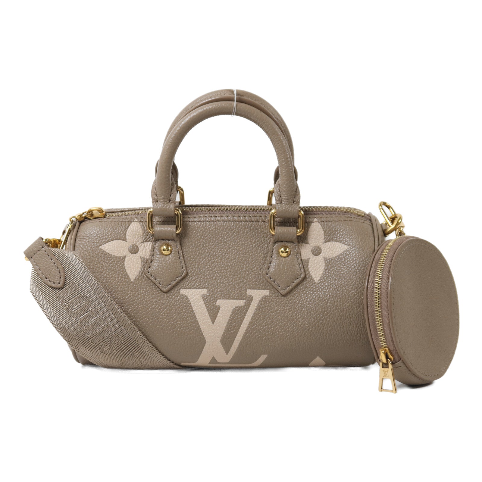 LOUIS VUITTON 【激減優惠】Monogram Empreinte Papillon BB金扣手挽肩背兩用袋
