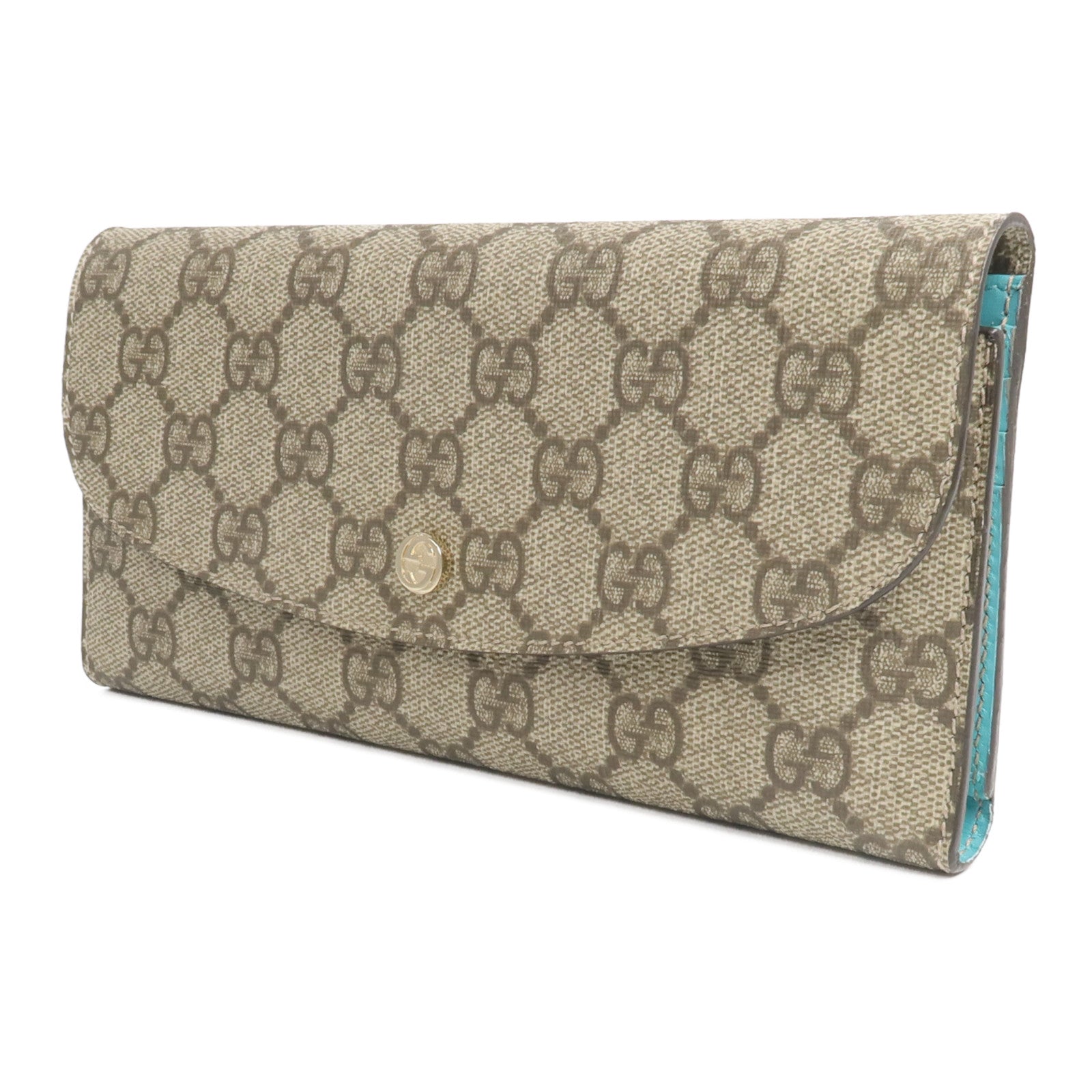 GUCCI 塗層帆布Long Wallet長錢包