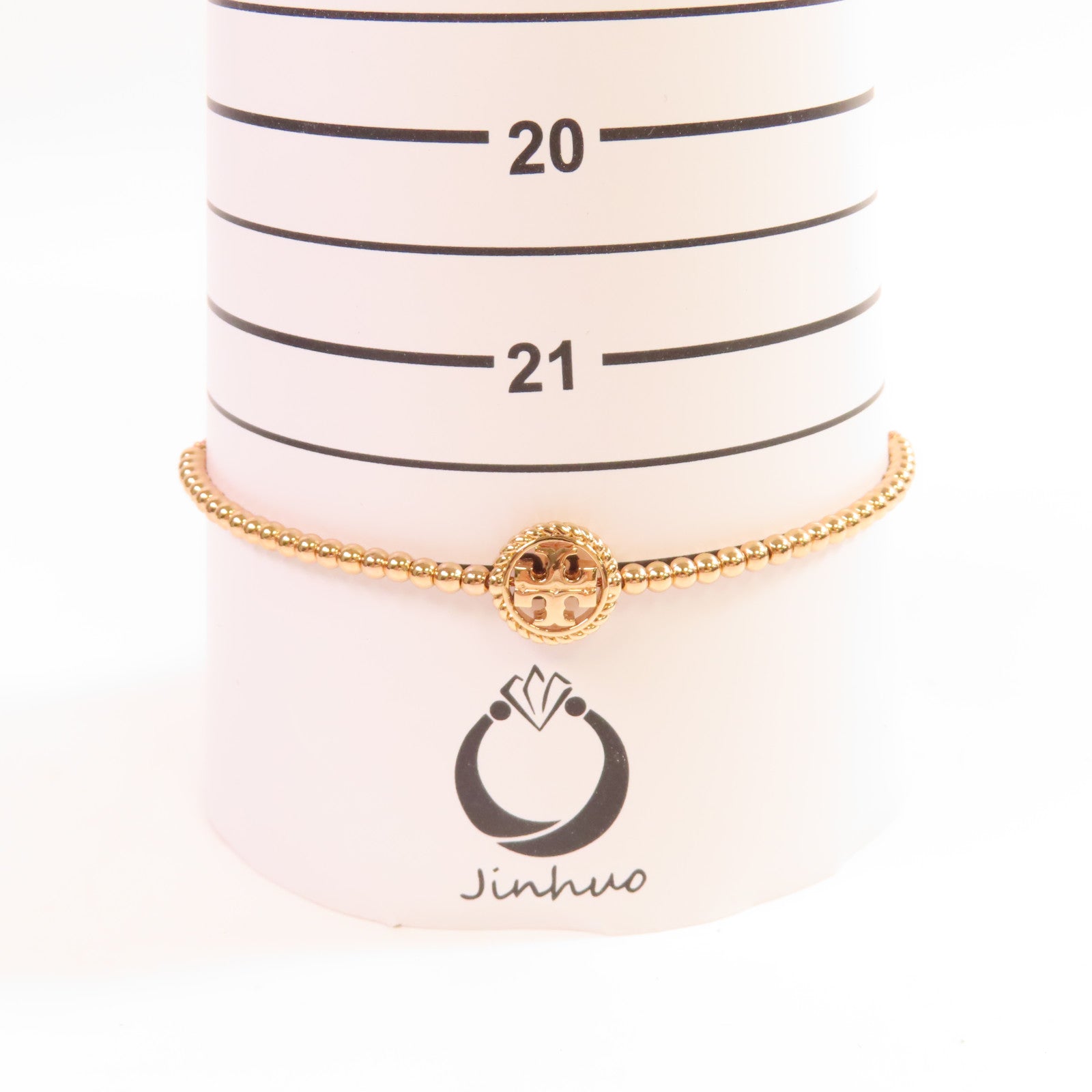 Tory Burch 金屬Bracelet手鏈金色/粉紅色