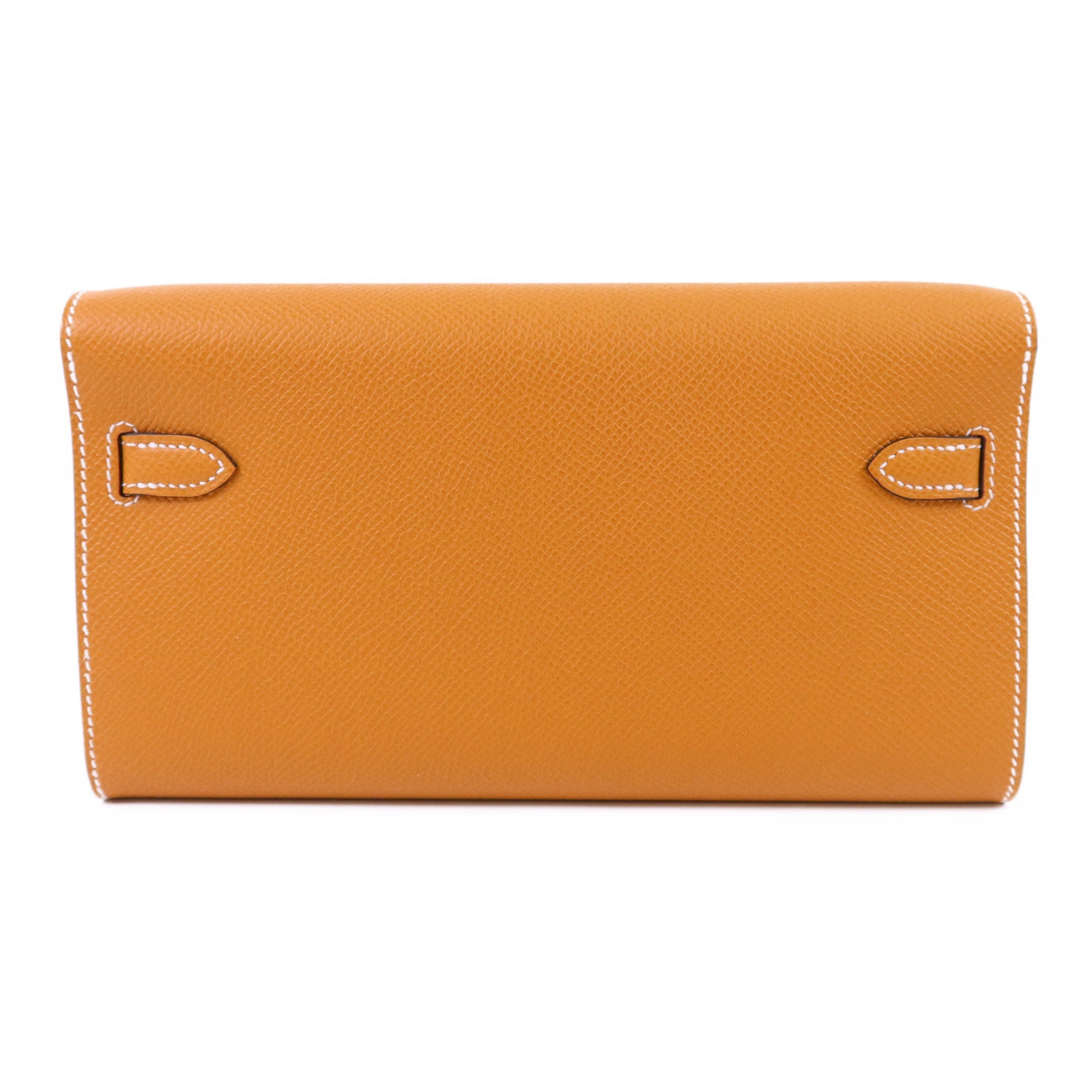 HERMES Epsom皮革Kelly To Go金扣肩背袋Toffee