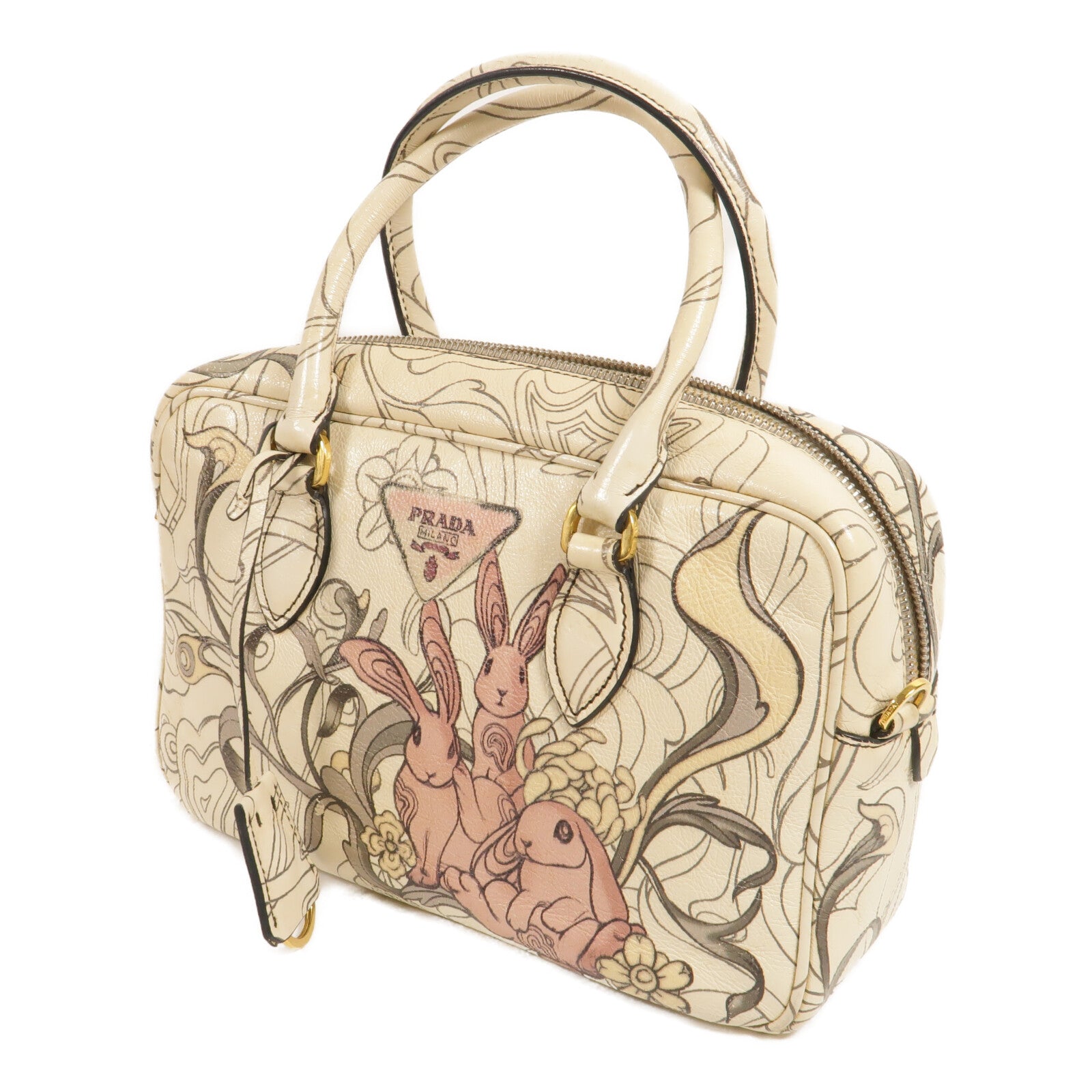 PRADA 牛皮皮革Shoulder Bag手挽肩背兩用袋