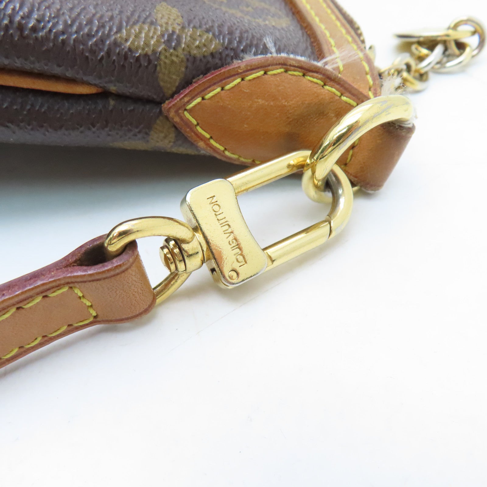 LOUIS VUITTON 【激減優惠】Monogram Palermo PM金扣手挽肩背兩用袋啡色