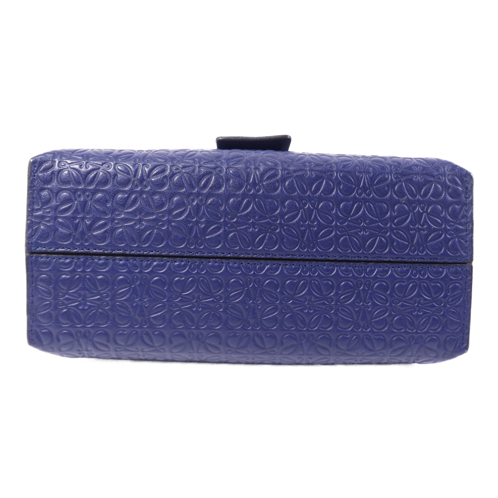 LOEWE 牛皮皮革Avenue Anagram金扣鏈帶肩背袋