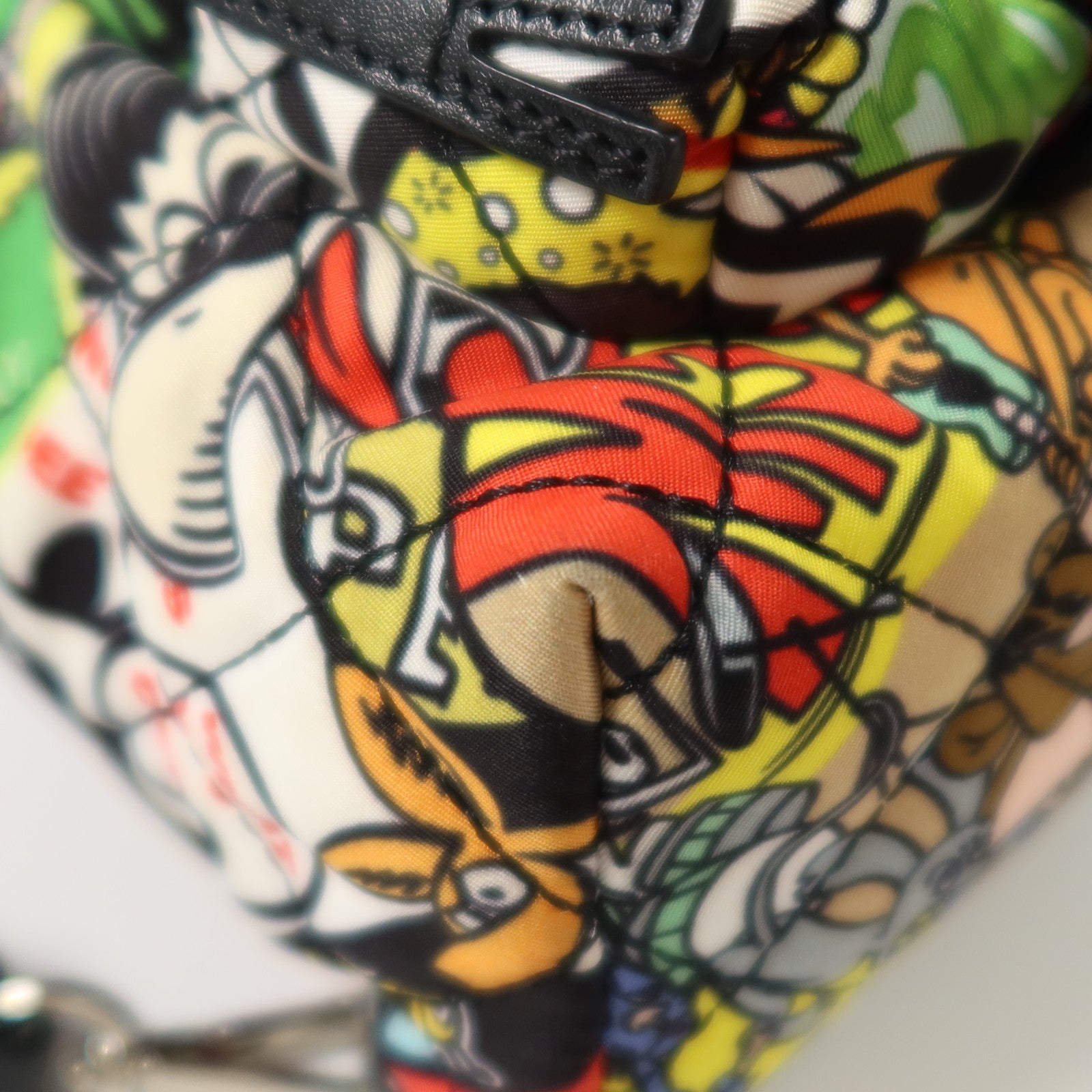 MOSCHINO 尼龍Rucksack銀扣背包