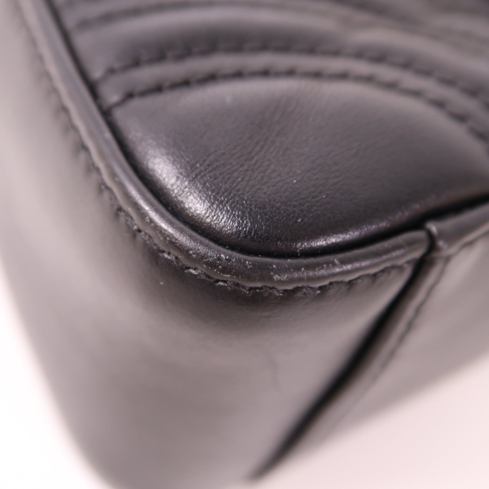 GUCCI【激減優惠】 羊皮皮革GG Marmont金扣手挽肩背兩用袋