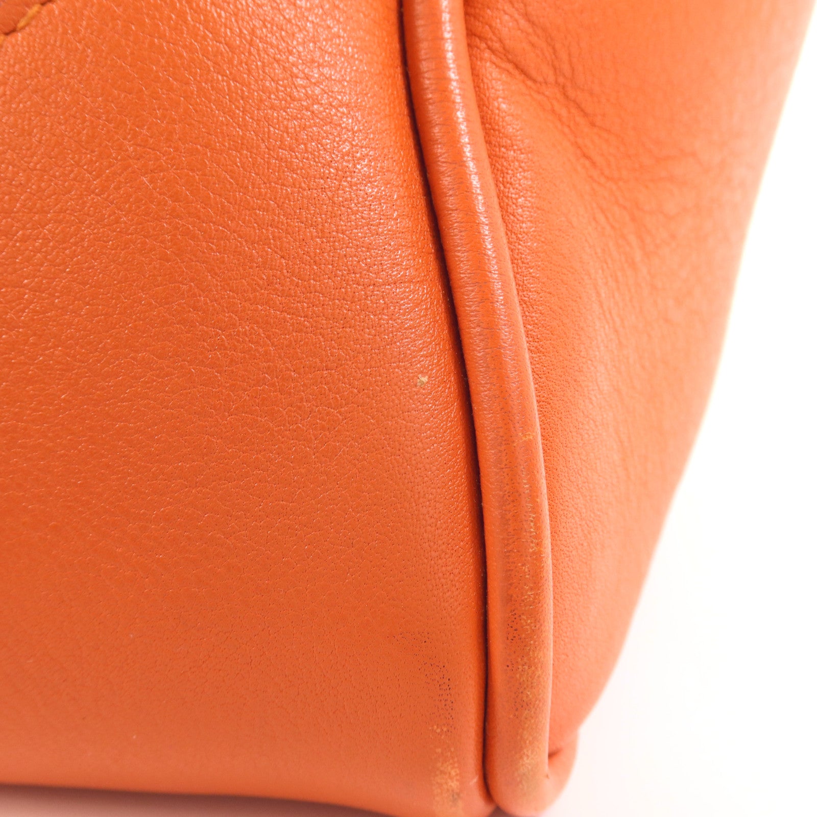 LOEWE 牛皮皮革2 Way Shoulder銀扣手挽肩背兩用袋