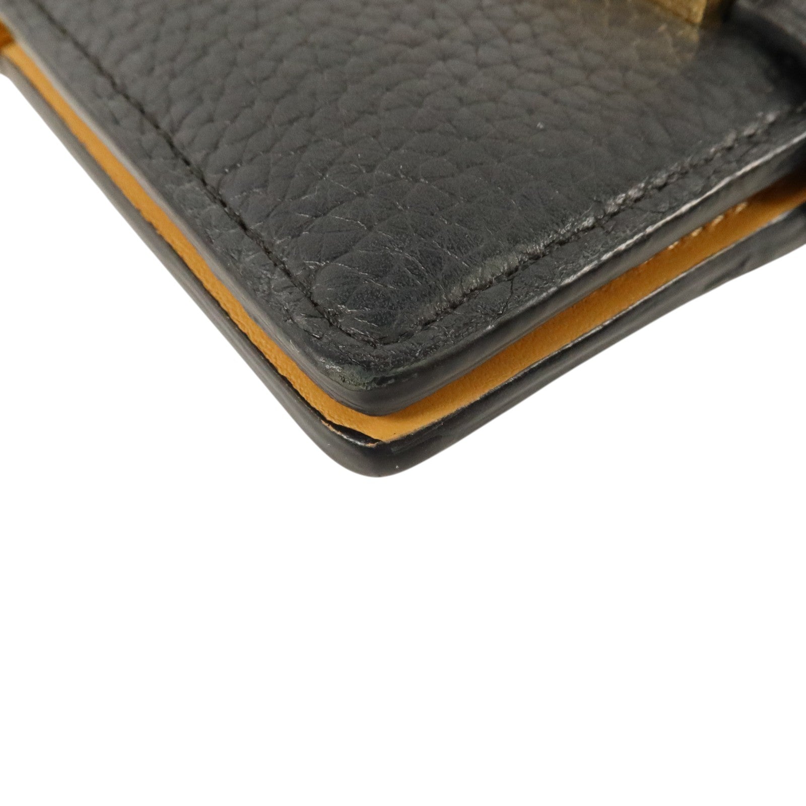 LOUIS VUITTON Taurillon Capuines Wallet金扣錢包