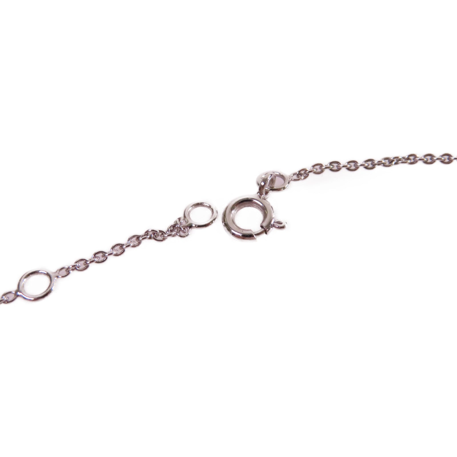 HERMES 18K白金/0.54ct鑽石Finesse Diamond Necklace項鏈