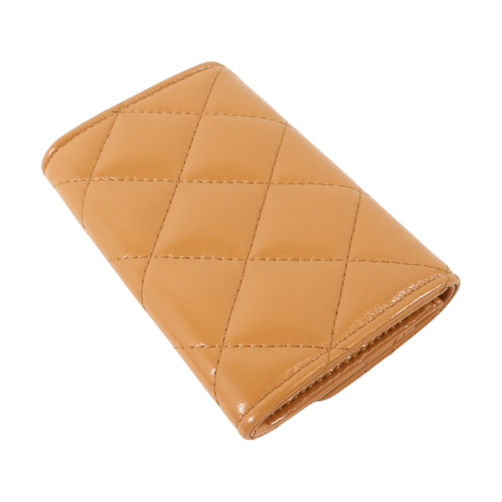 CHANEL 羊皮皮革Chanel 19 Flap Card Holder金扣卡片套