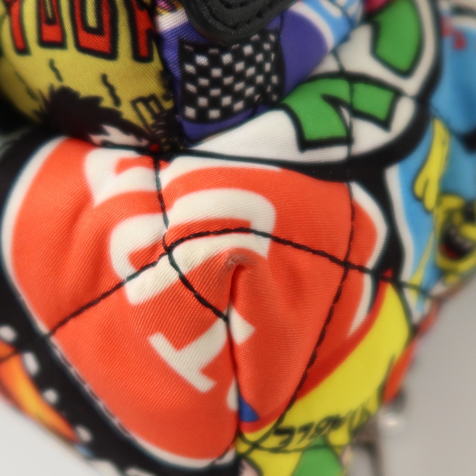 MOSCHINO 尼龍Rucksack銀扣背包