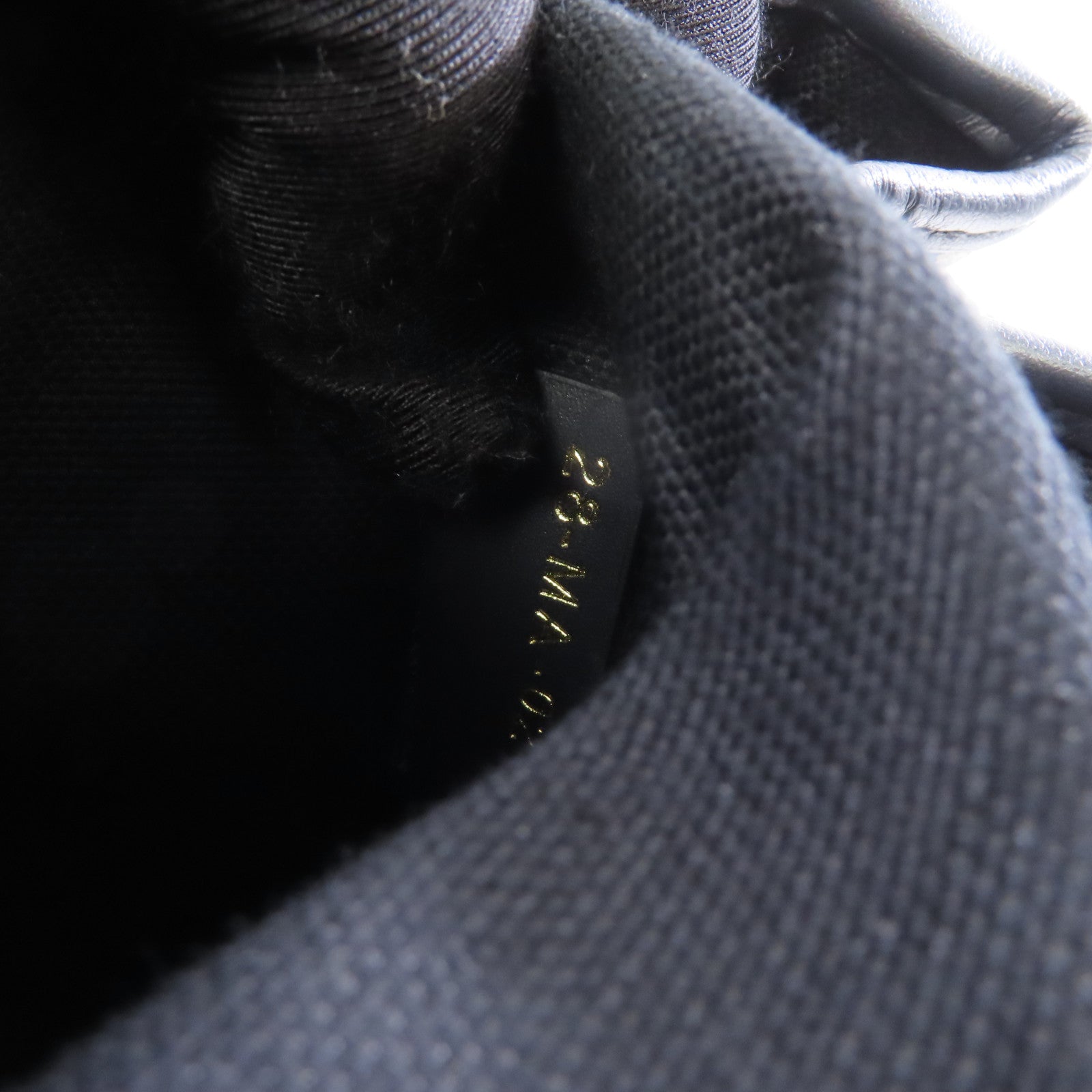 Dior 帆布Oblique Medium C'est Bag金扣手挽肩背兩用袋藍色