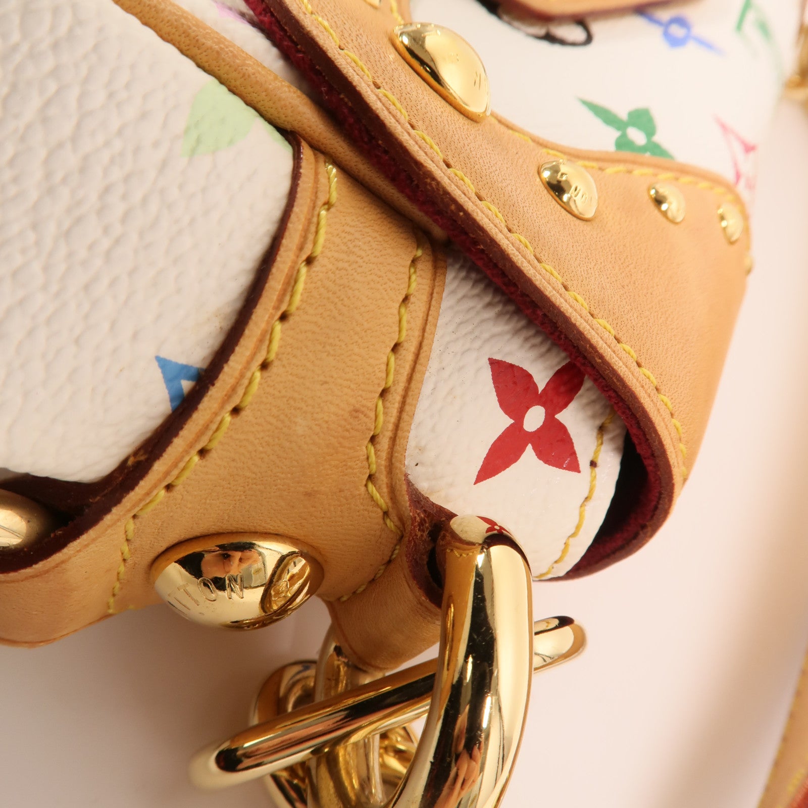 LOUIS VUITTON Monogram Multicolore Marilyn金扣肩背袋