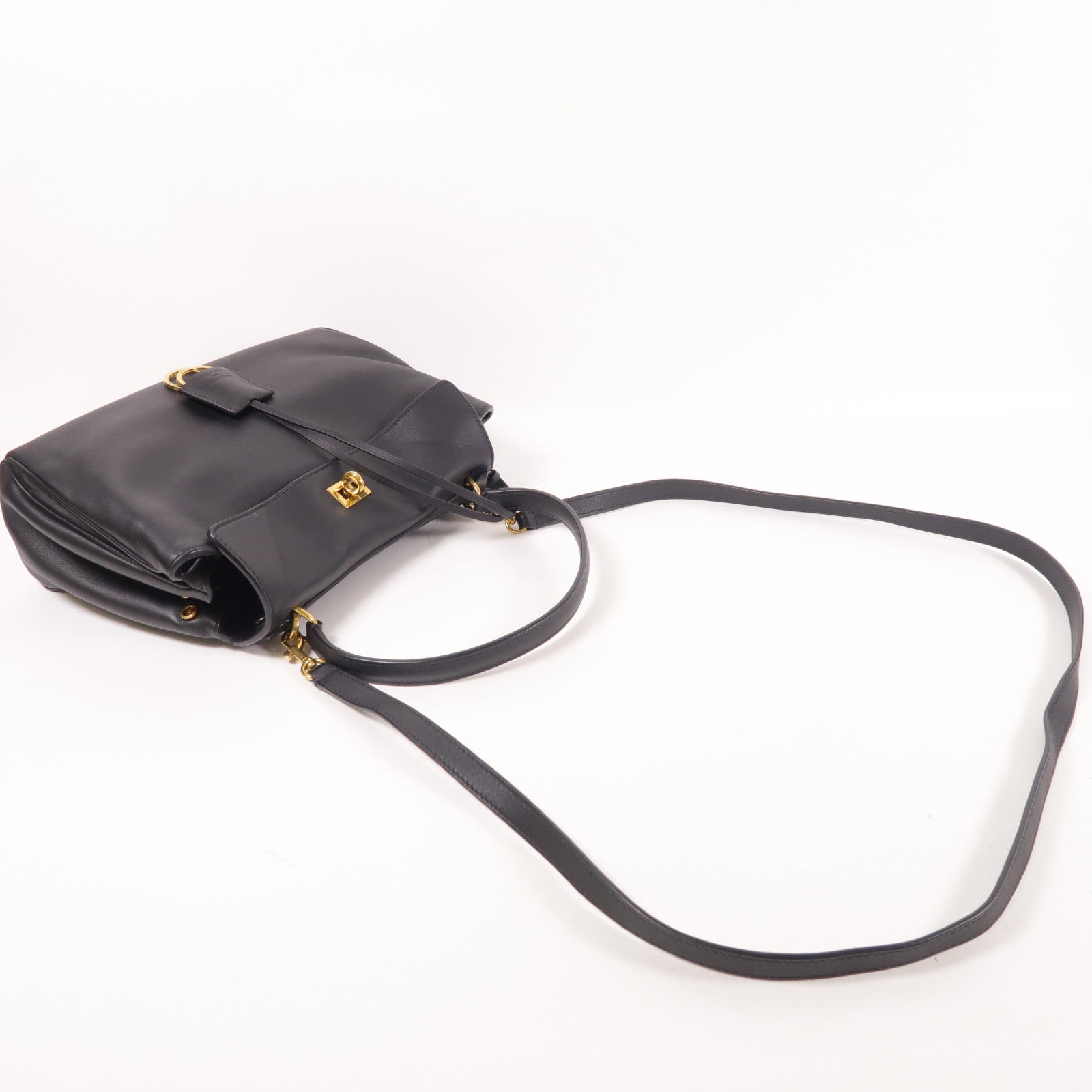 BALENCIAGA 牛皮皮革Rodeo金扣手挽肩背兩用袋