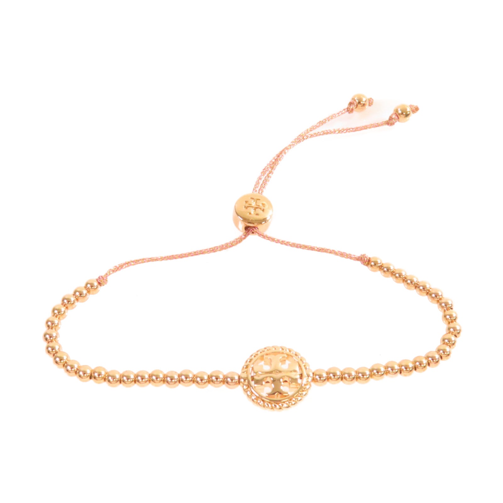 Tory Burch 金屬Bracelet手鏈金色/粉紅色