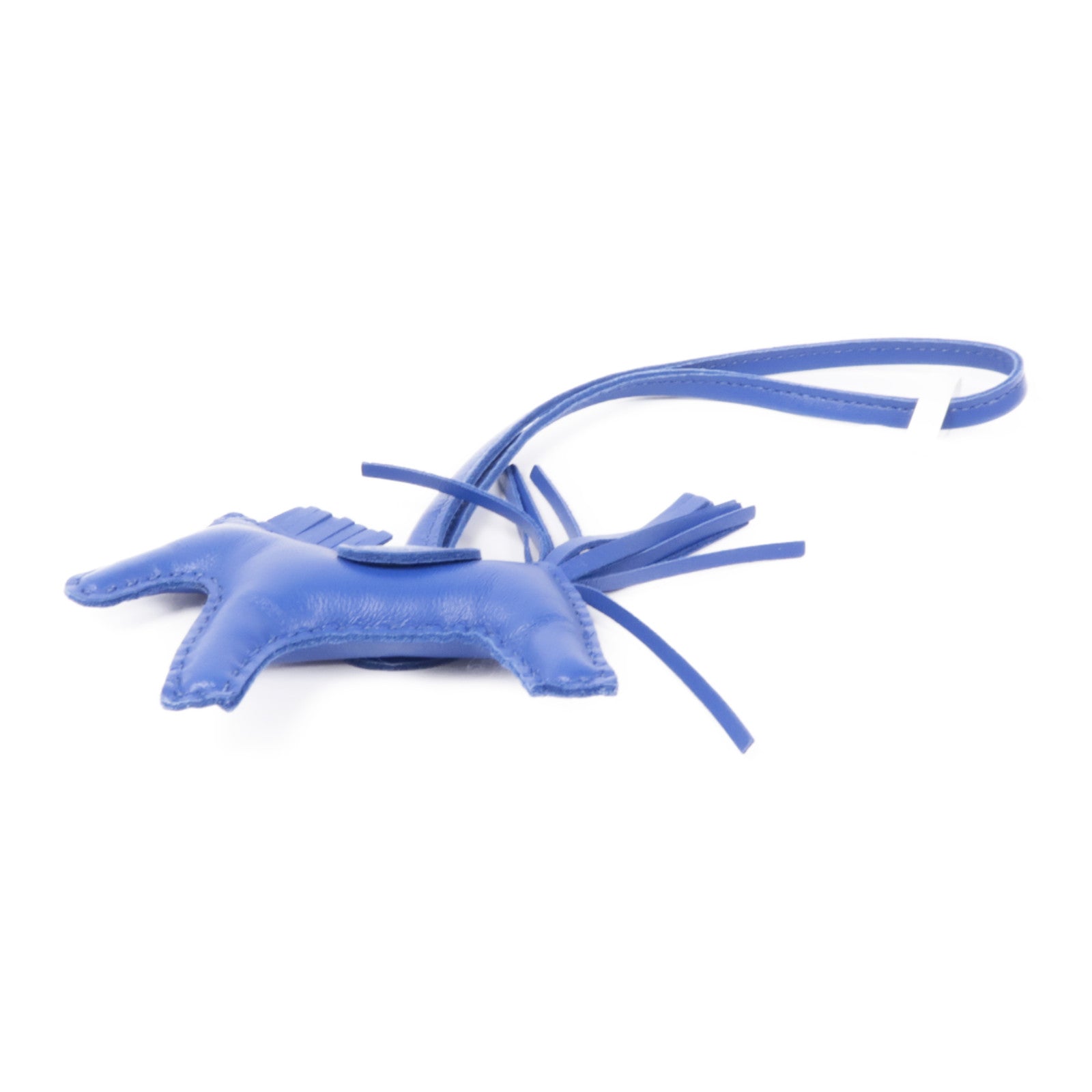 HERMES Rodeo PM Charm Milo Veau Swift Leather Bleu France Blue