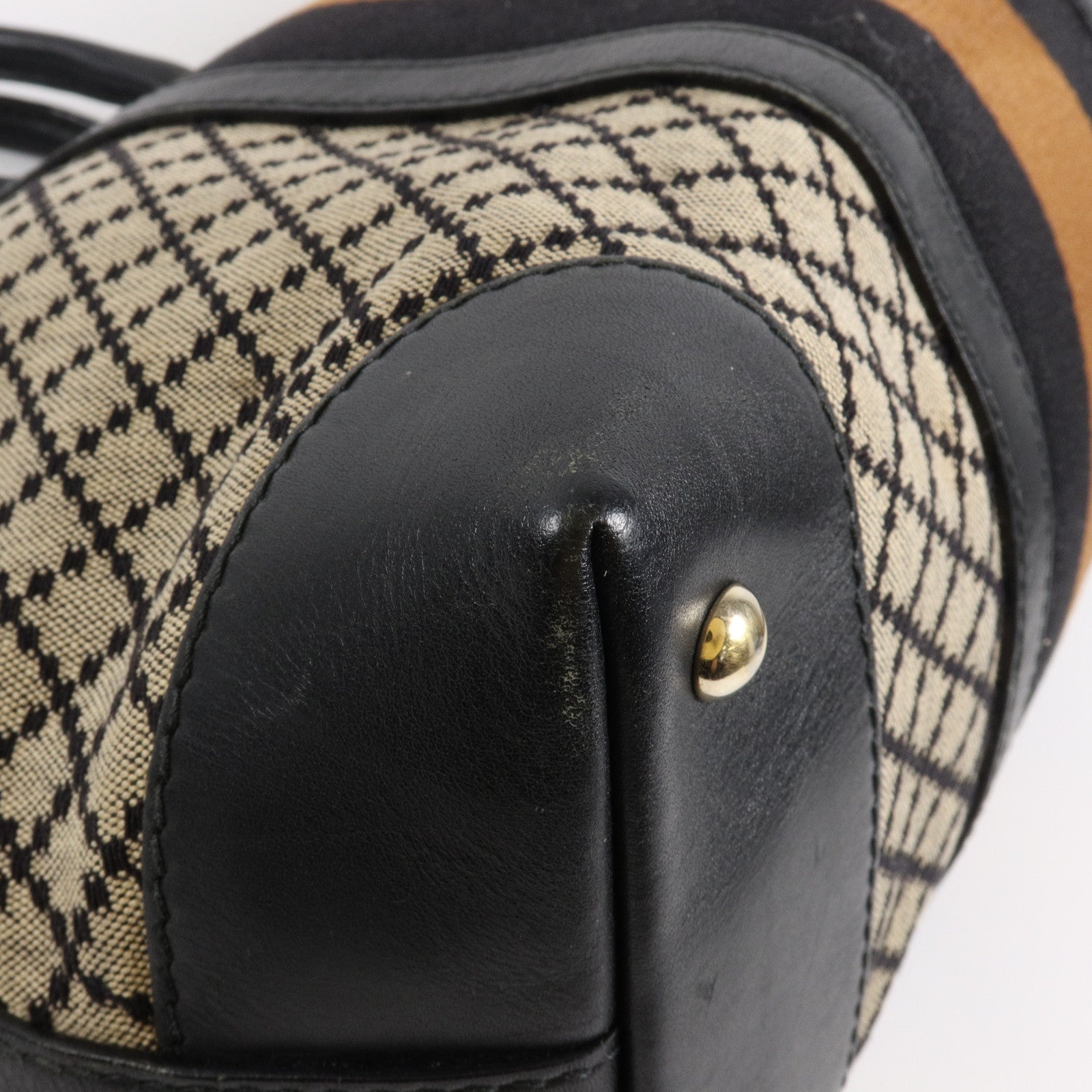 GUCCI 帆布Diamante Web 2 Way Bag手挽肩背兩用袋