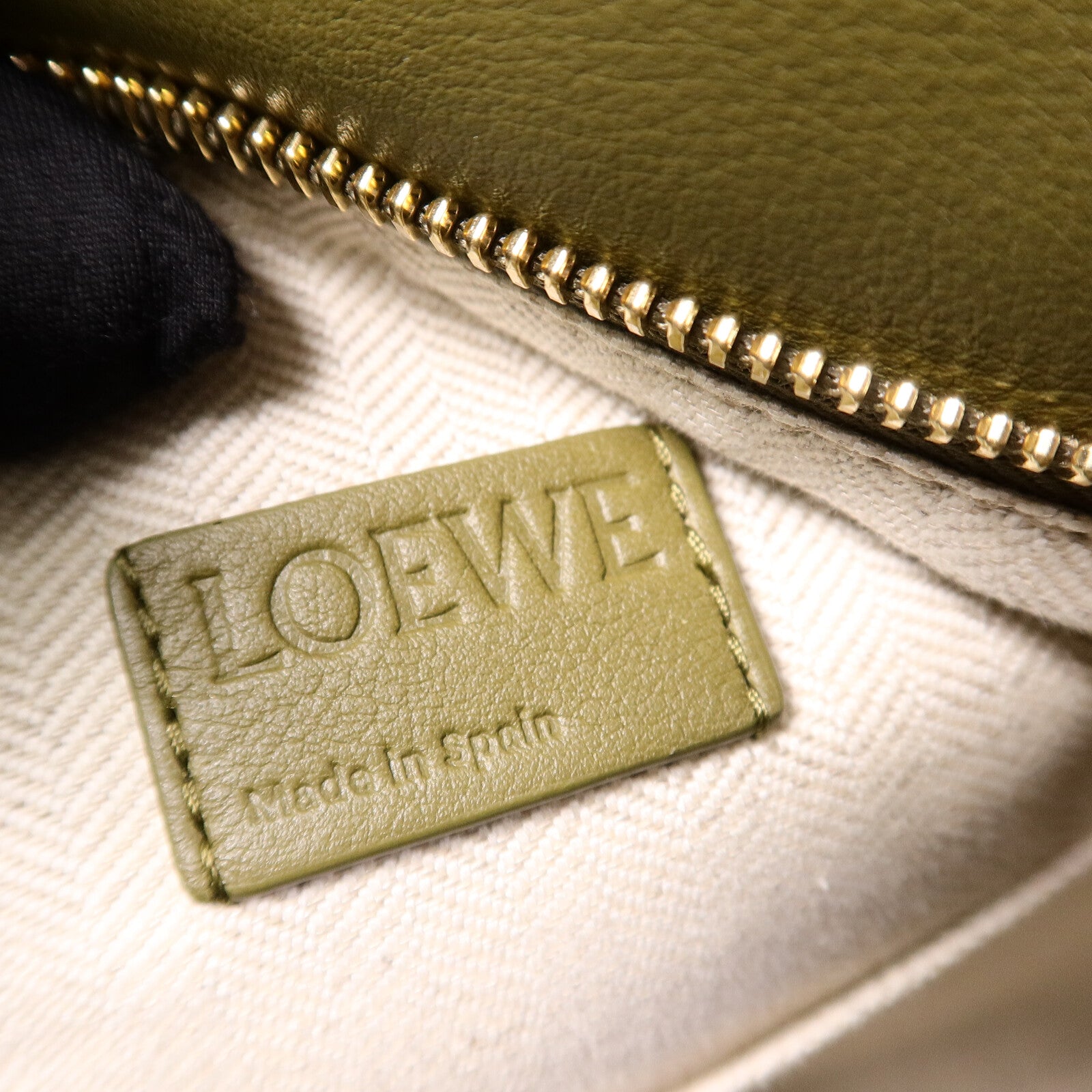 LOEWE 牛皮皮革Puzzle Small手挽肩背兩用袋
