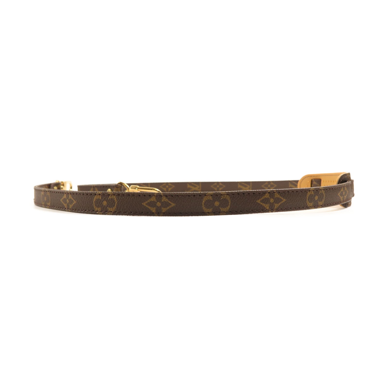 LOUIS VUITTON LV GHW Shoulder Strap Monogram Brown