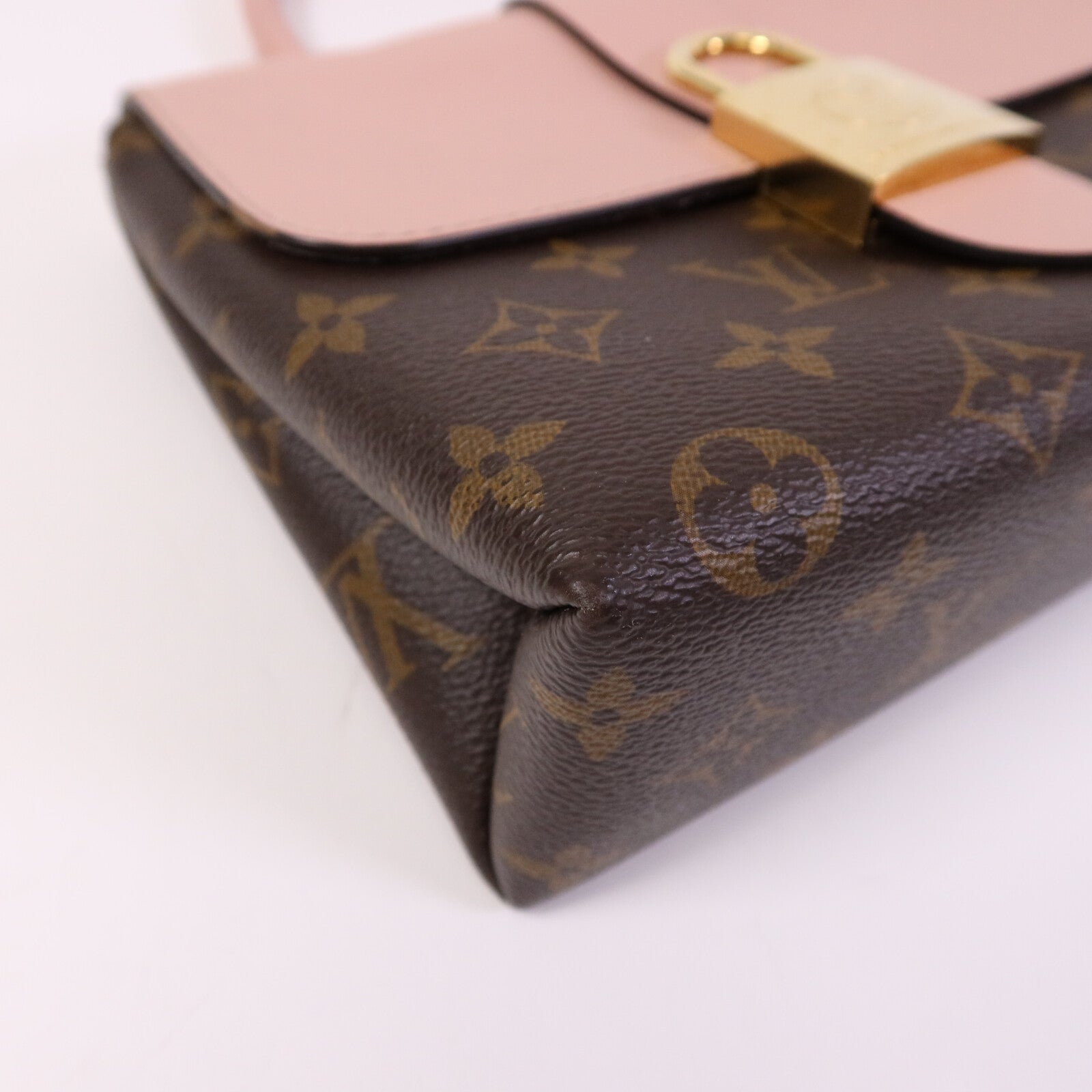 LOUIS VUITTON Monogram Locky BB金扣手挽肩背兩用袋
