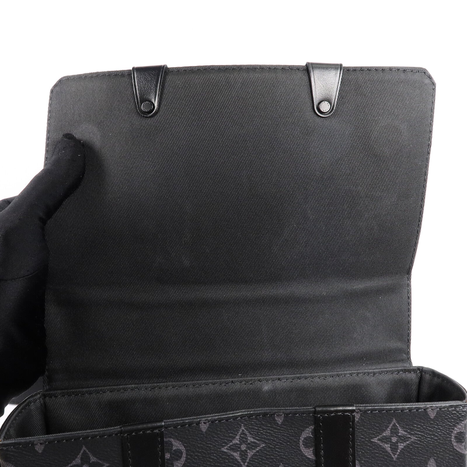 LOUIS VUITTON Monogram Eclipse Trunk Messenger肩背袋