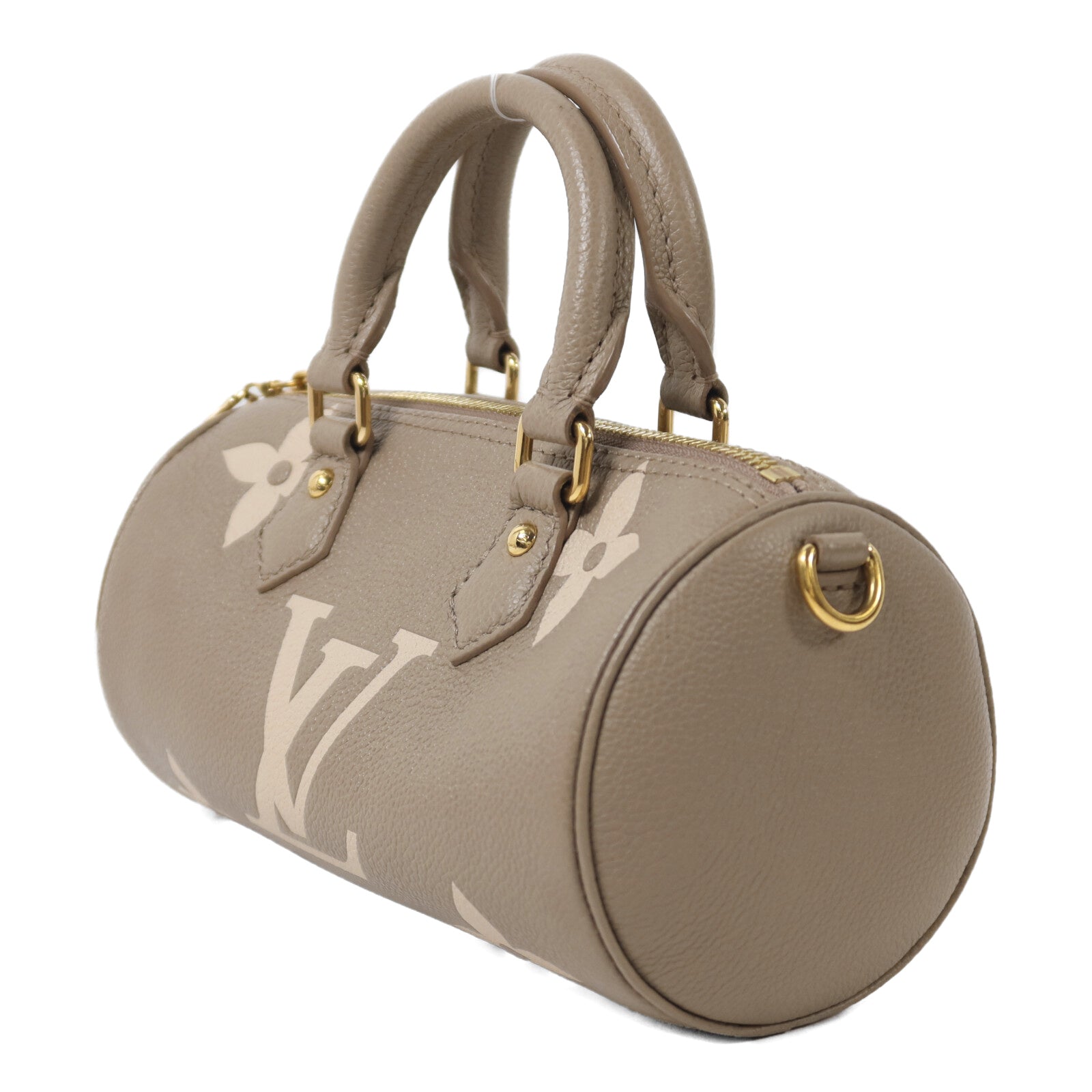 LOUIS VUITTON 【激減優惠】Monogram Empreinte Papillon BB金扣手挽肩背兩用袋