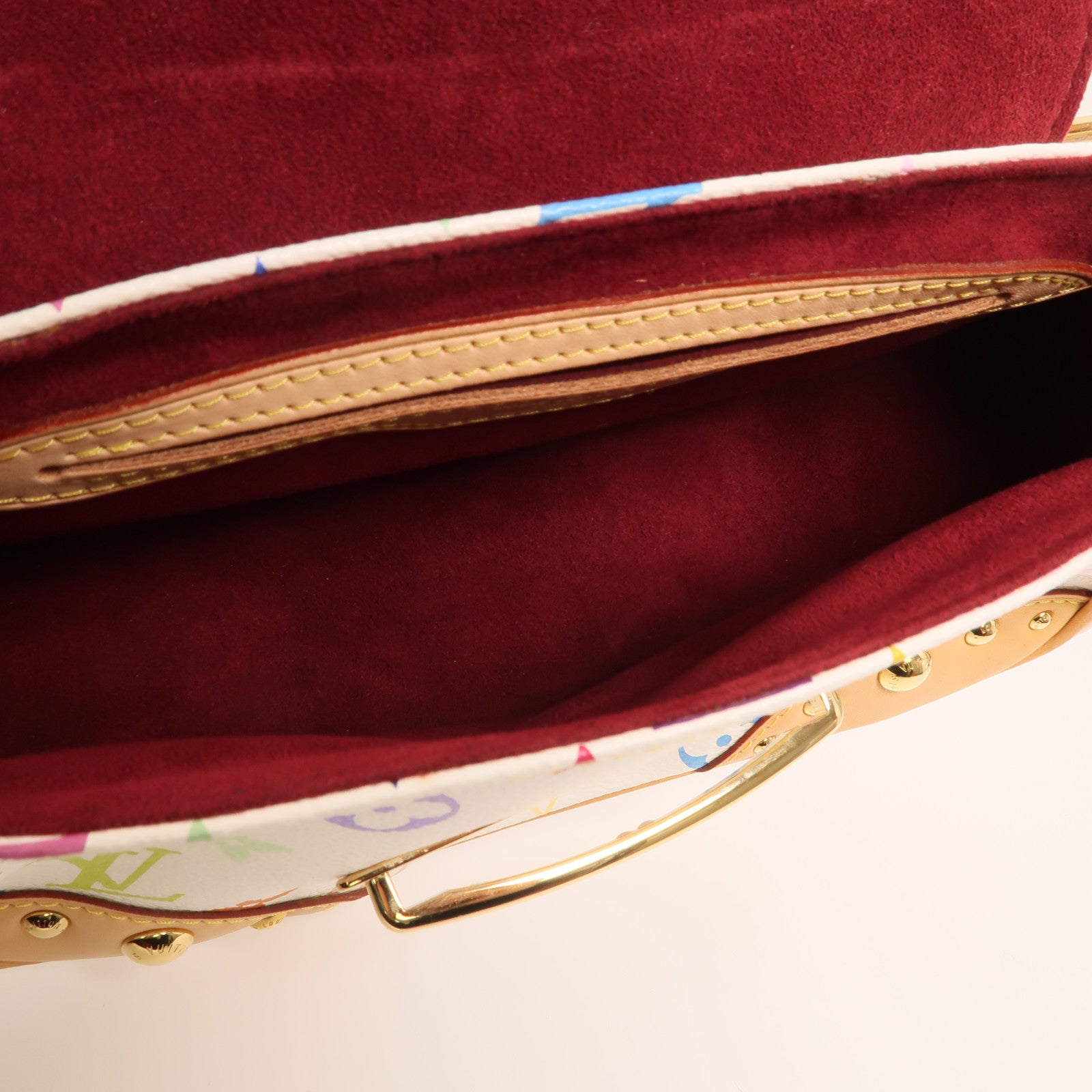 LOUIS VUITTON Monogram Multicolore Marilyn金扣肩背袋