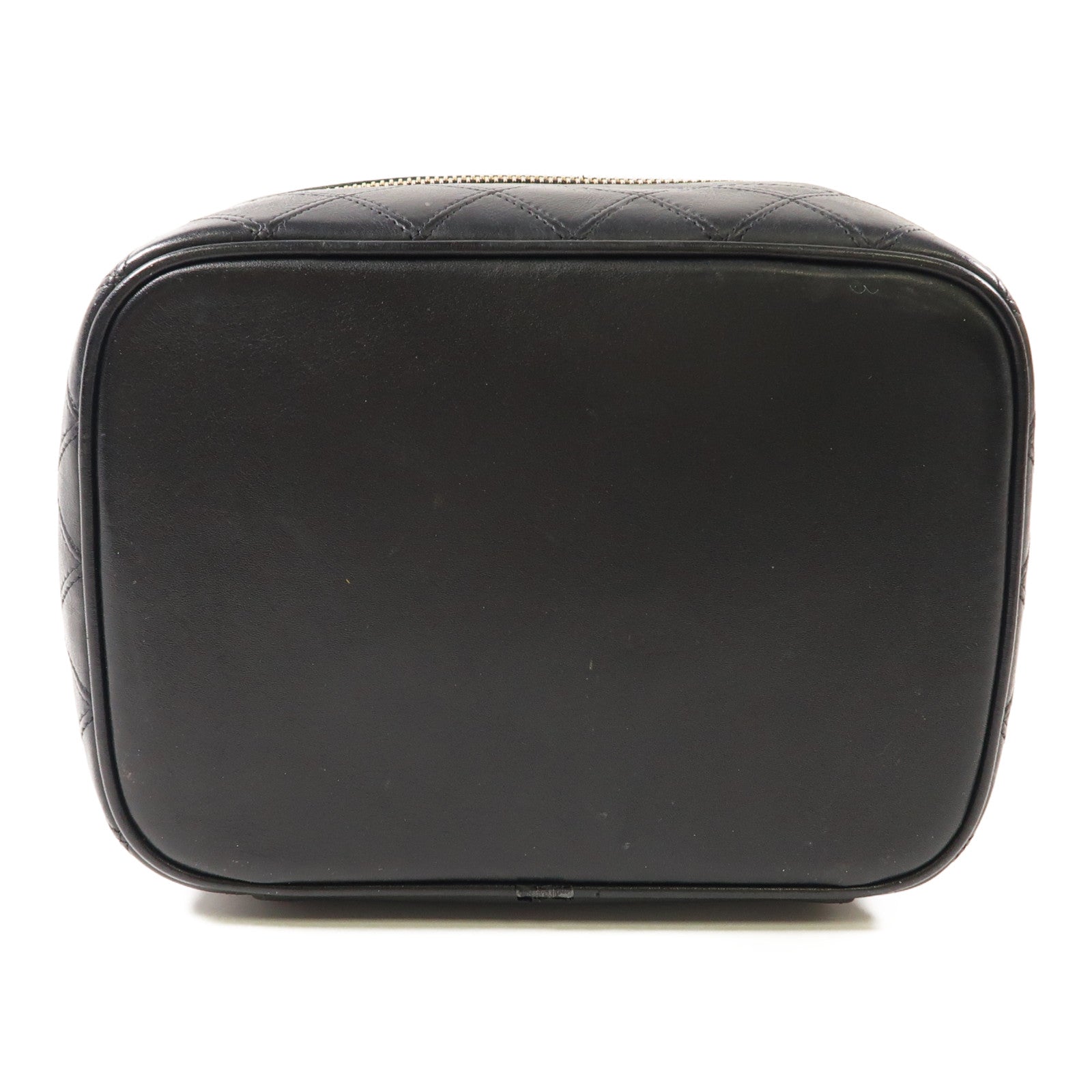 CHANEL 牛皮皮革Vintage Vanity Case金扣手挽袋