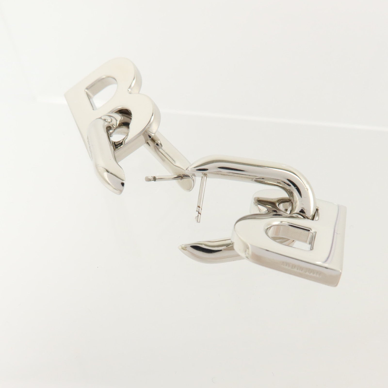 BALENCIAGA 金屬B Chain Xs Earrings耳環