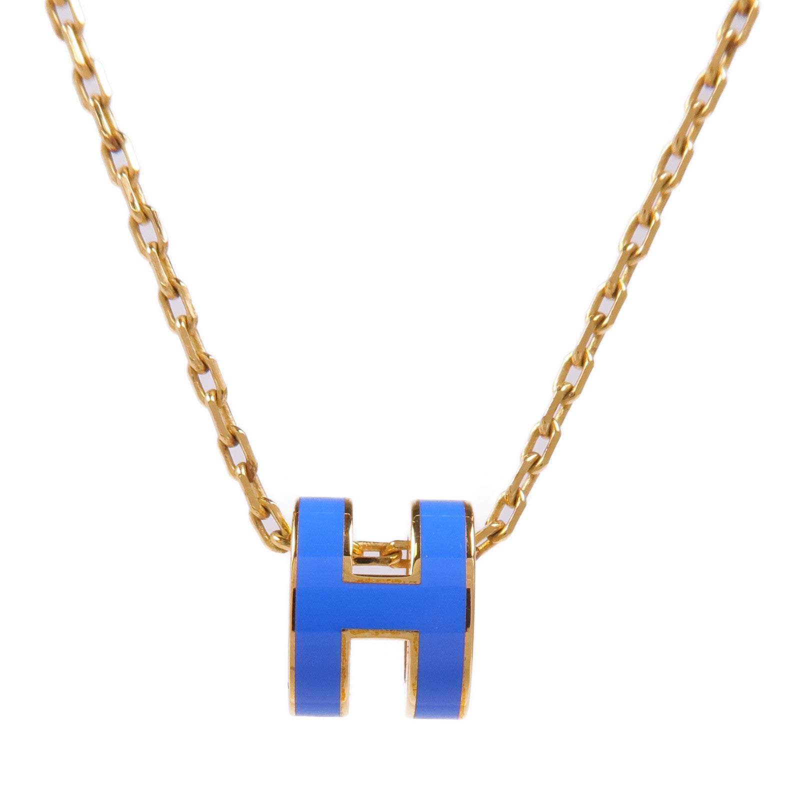 HERMES 【激減優惠】金屬Pop H Necklace項鍊