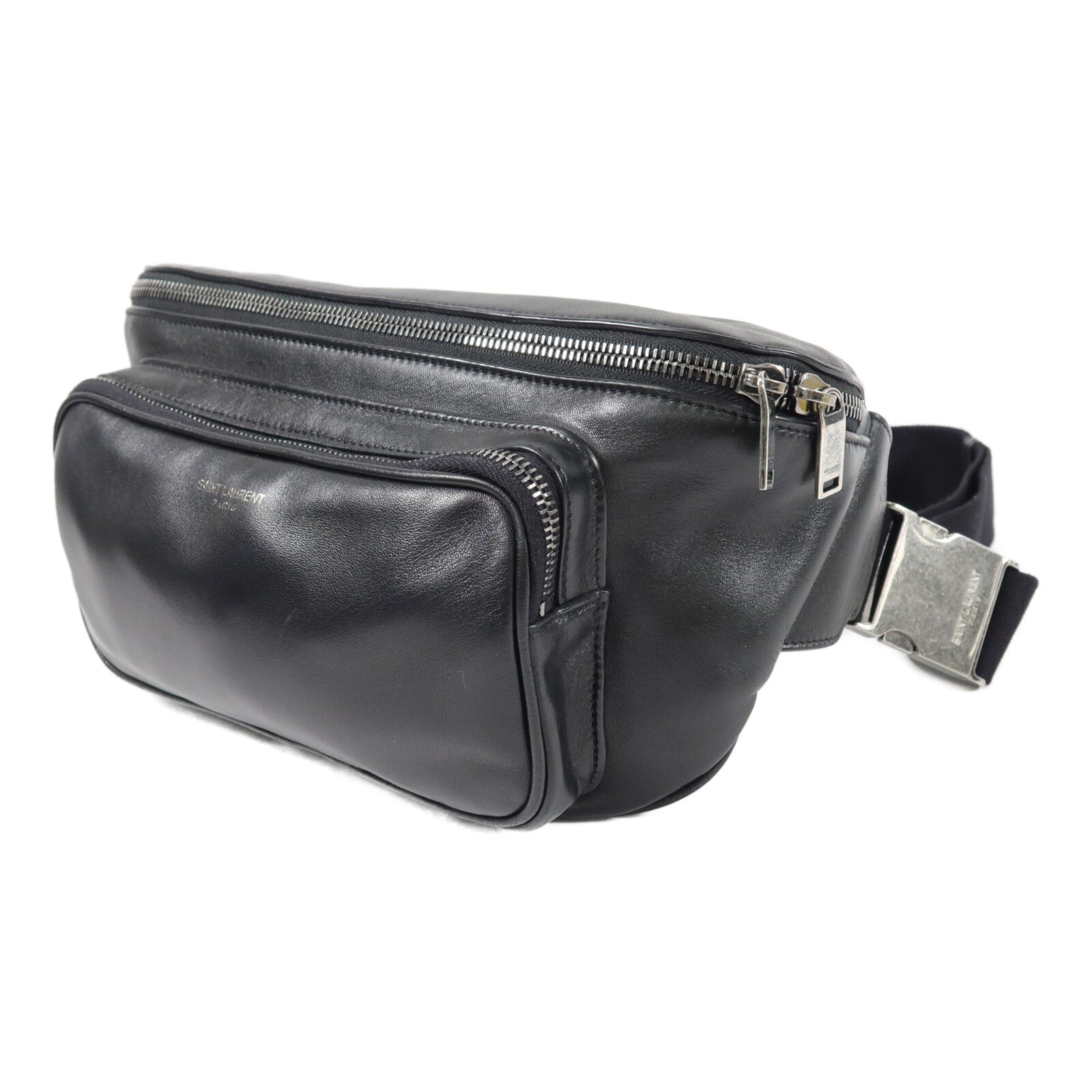 SAINT LAURENT 羊皮皮革Waist Bag腰包