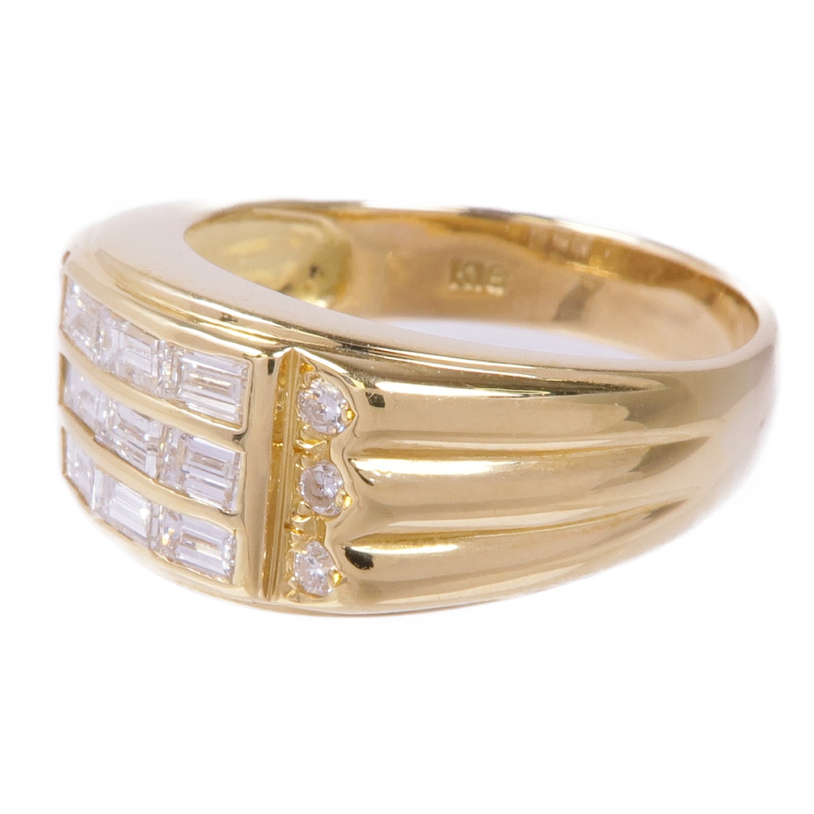 JEWELRY 18K黃金Diamond Ring鑽石戒指US#8.25