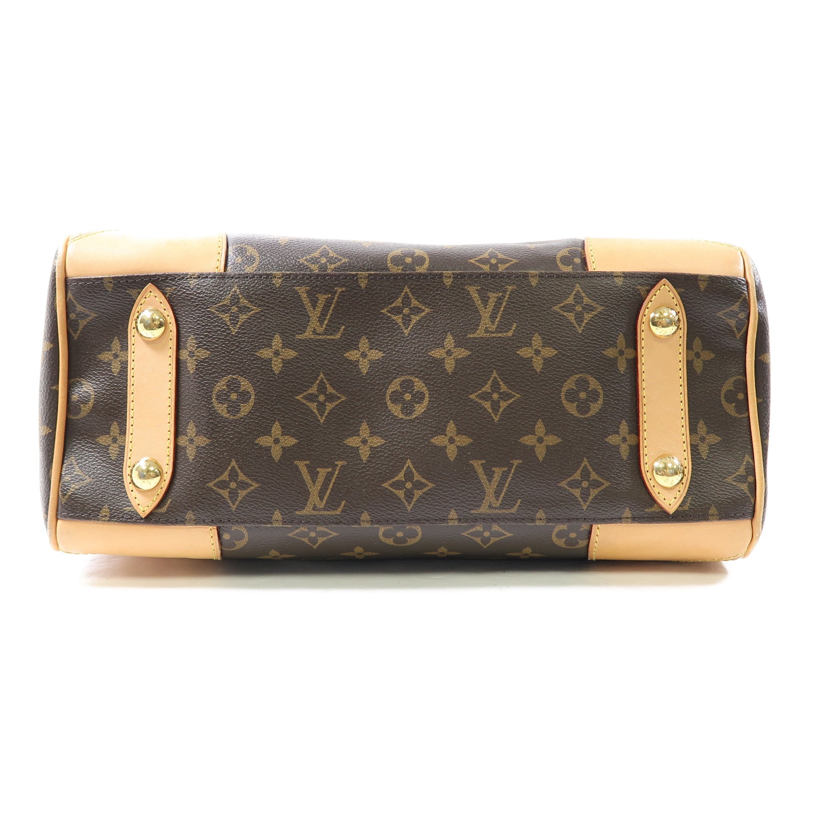 LOUIS VUITTON Monogram Retiro金扣手挽肩背兩用袋啡色