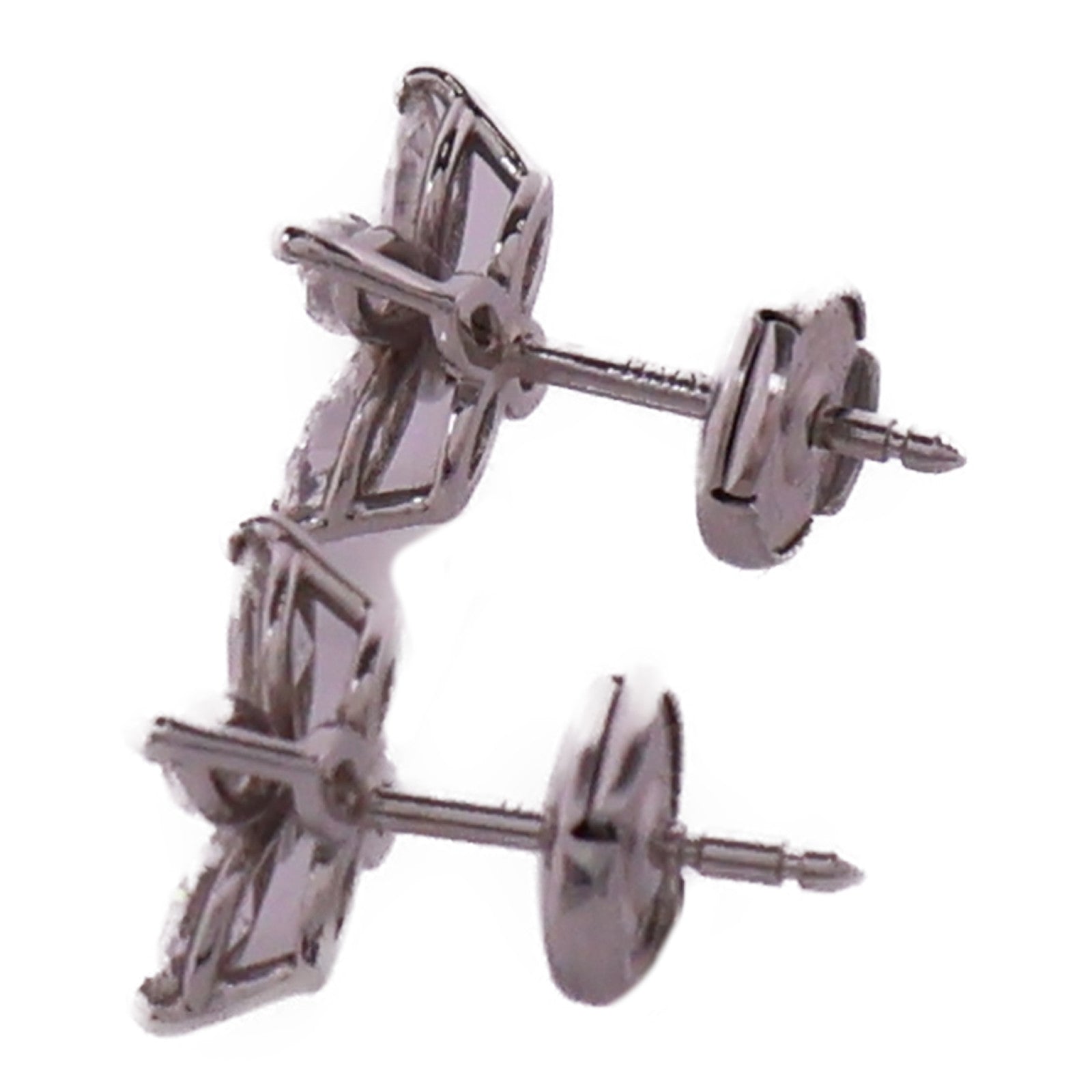 TIFFANY＆CO PT950鉑金Victoria Diamond Earrings鑽石耳環