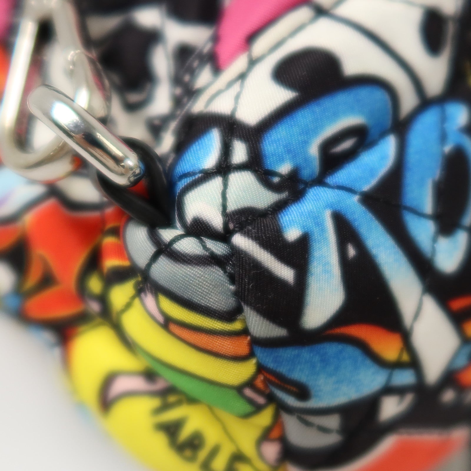 MOSCHINO 尼龍Rucksack銀扣背包
