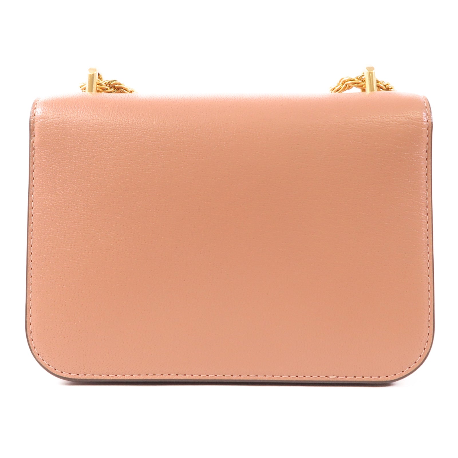 Tory Burch 牛皮皮革Chain Shoulder金扣鏈帶肩背袋