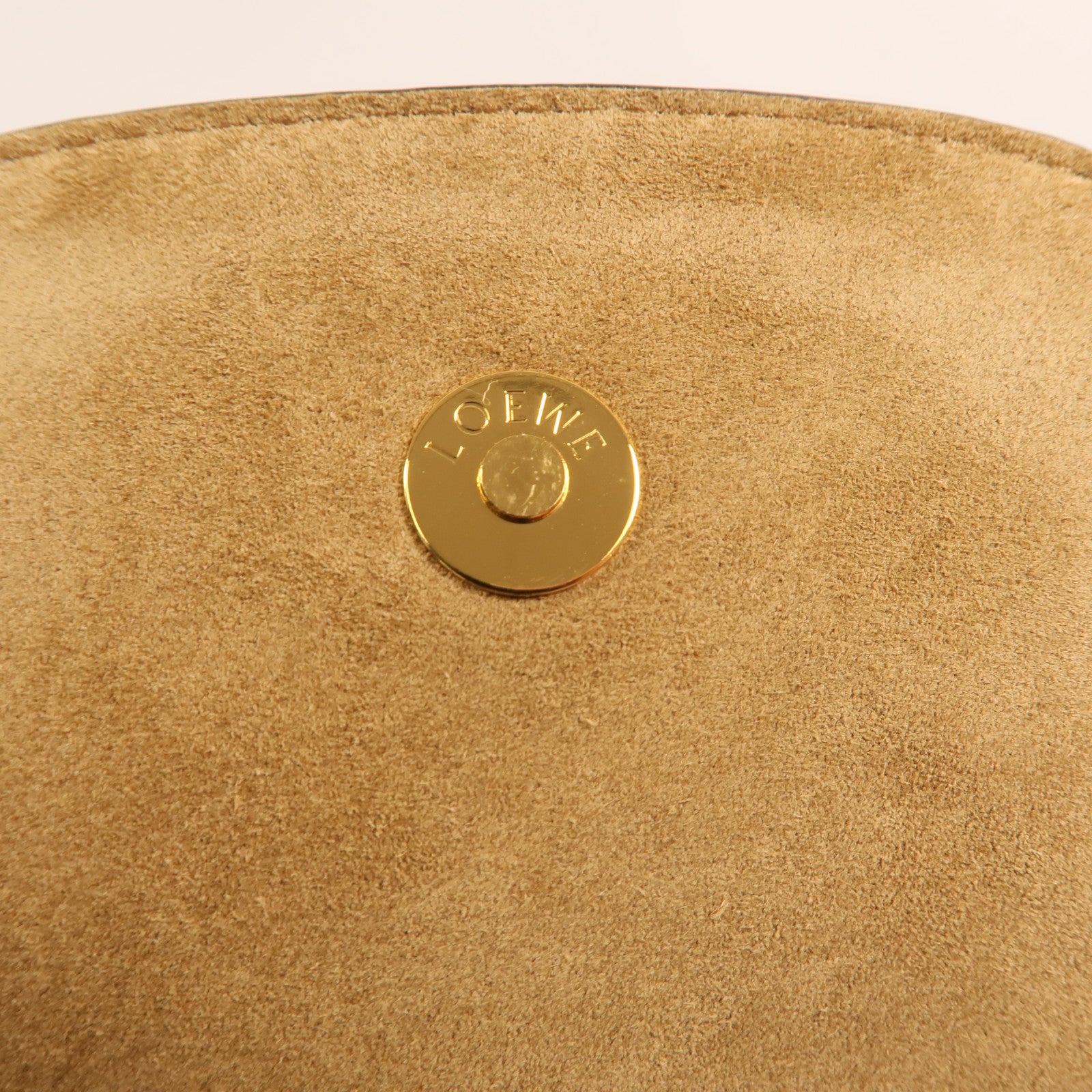 LOEWE 牛皮皮革Mini Gate金扣肩背袋
