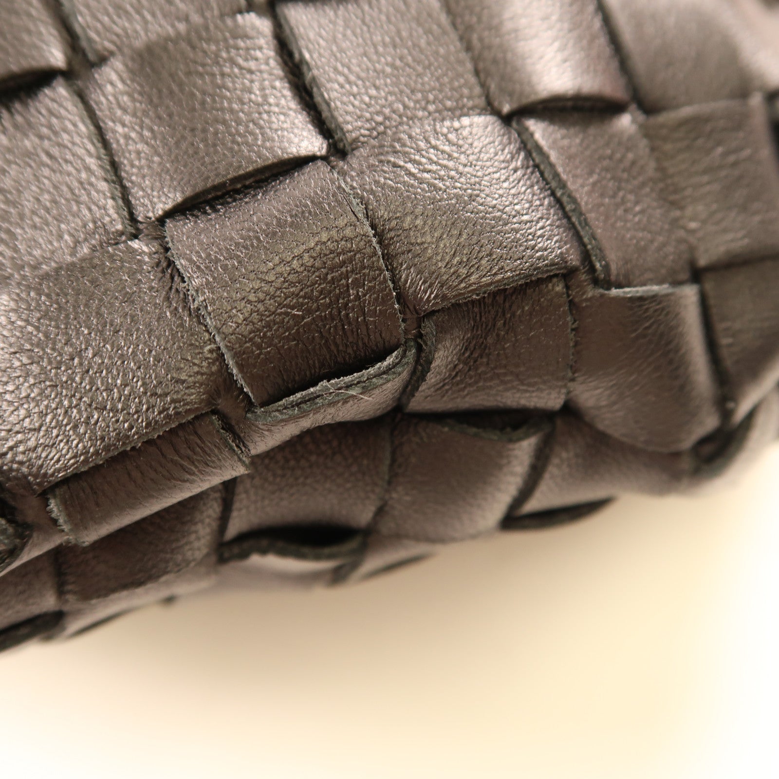 BOTTEGA VENETA 羊皮皮革Handbag金扣手挽袋