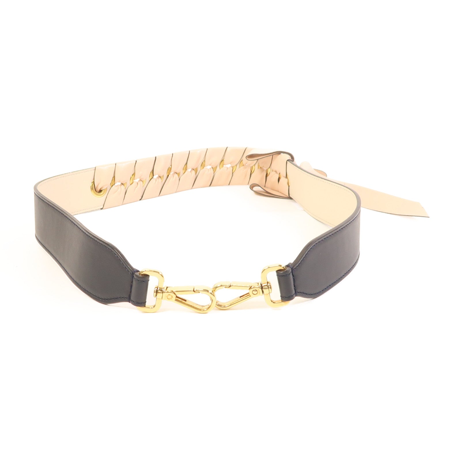 FENDI 牛皮皮革Shoulder Strap金扣肩背帶