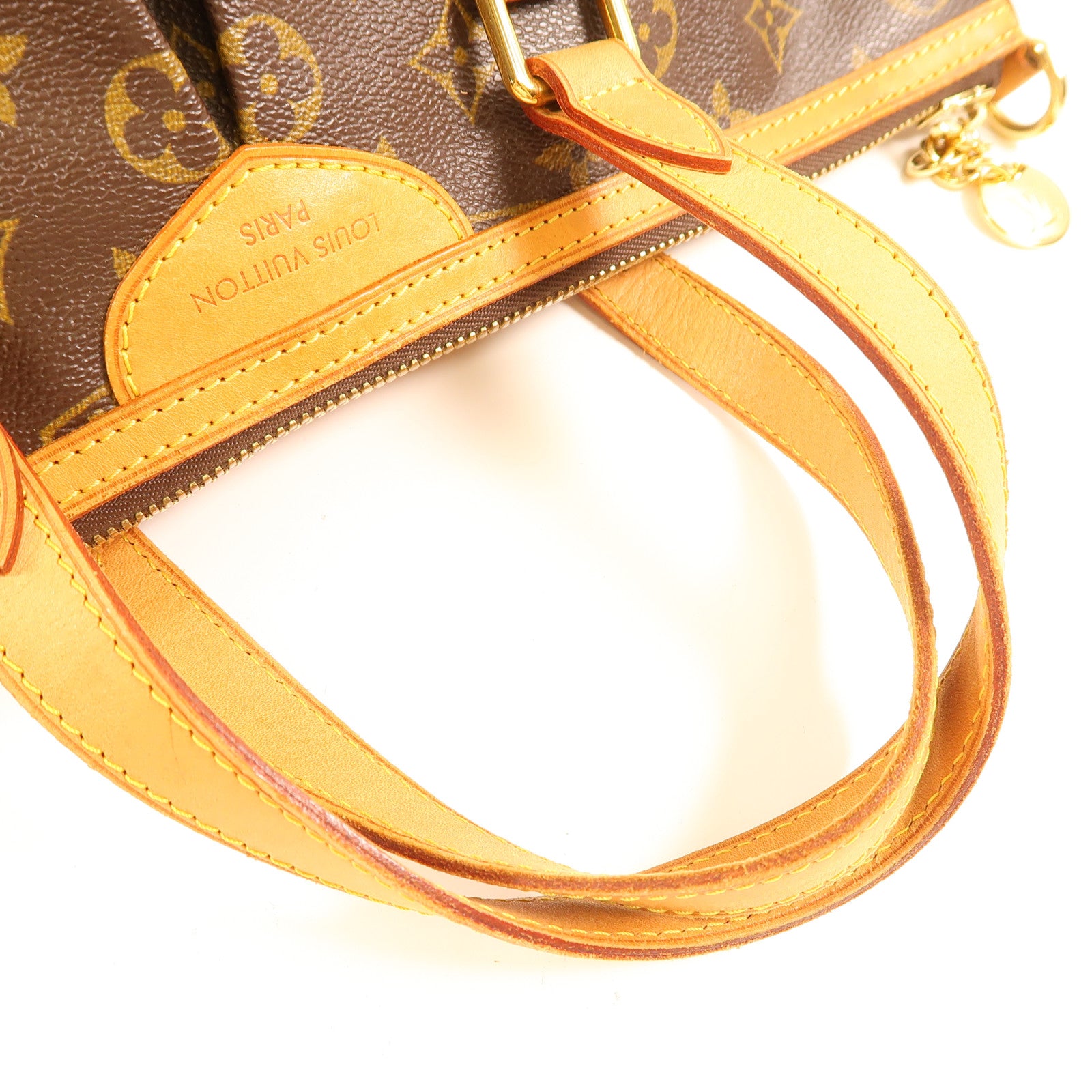 LOUIS VUITTON LV GHW Palermo PM 2 Way Shoulder Bag M40145 Monogram Brown