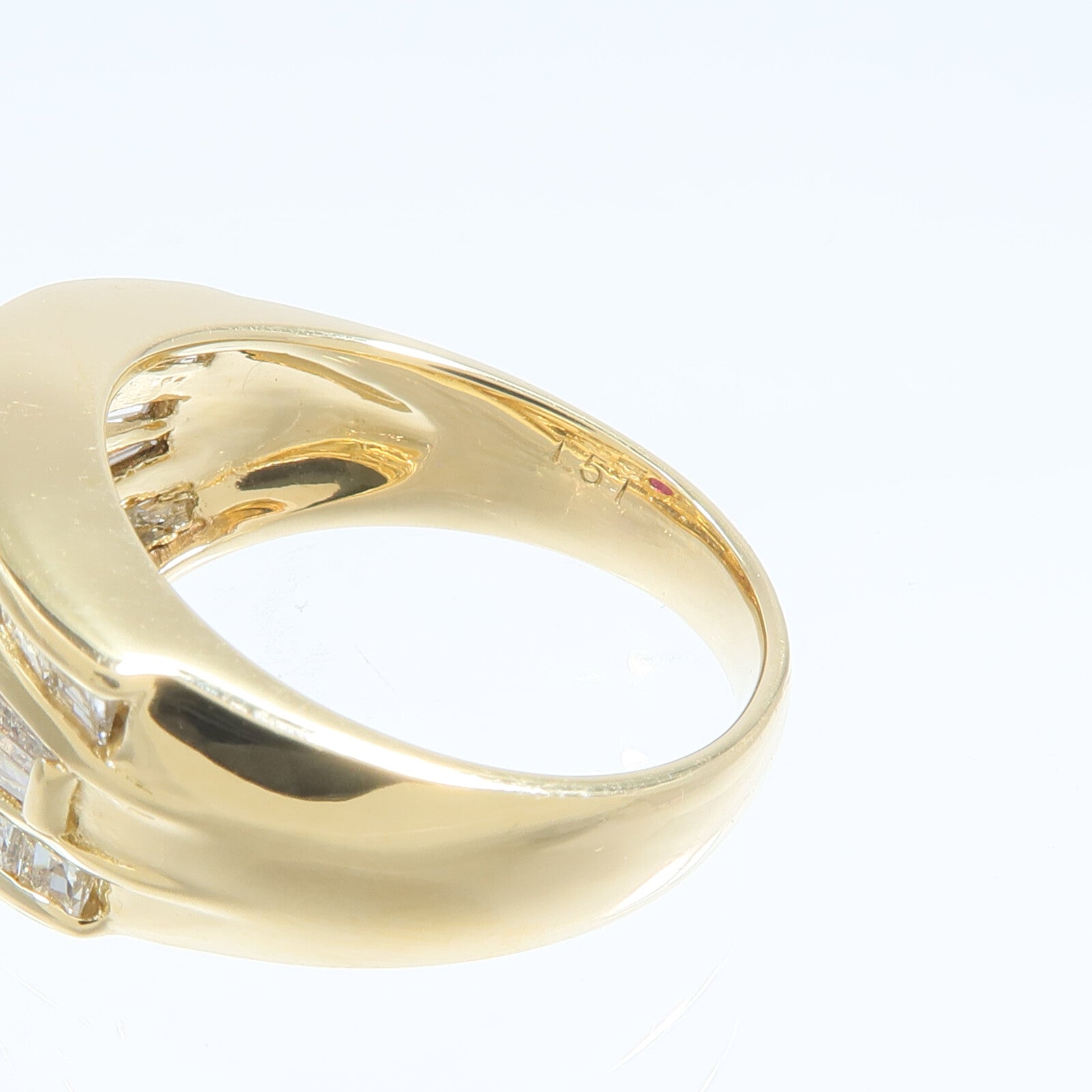 JEWELRY 18K黃金Ruby Diamond Ring紅寶石/鑽石戒指