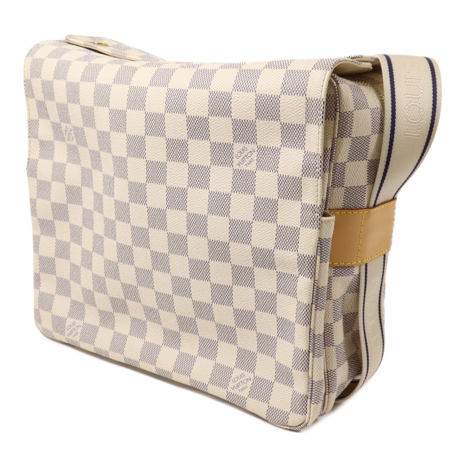 LOUIS VUITTON Damier Azur Naviglio肩背袋