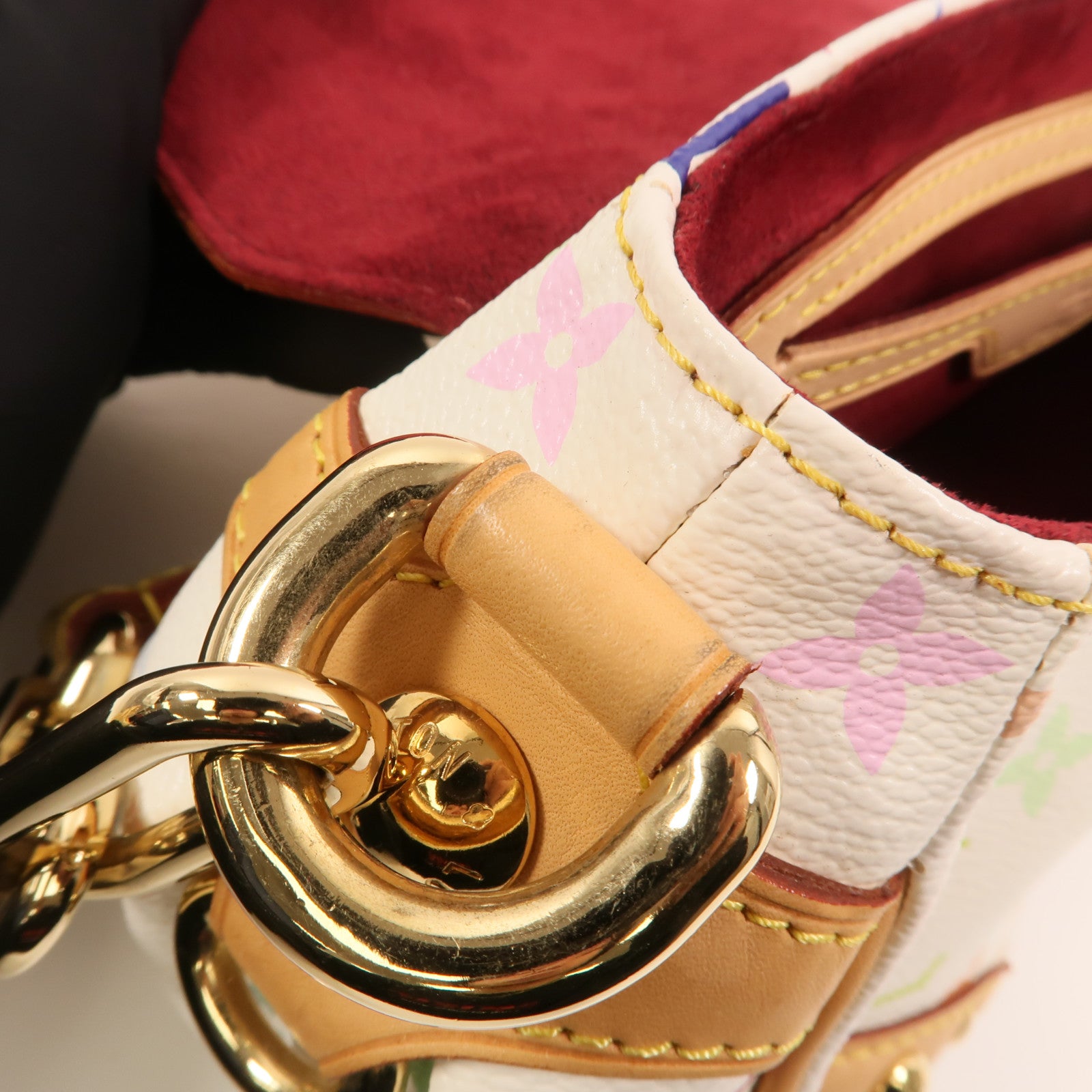 LOUIS VUITTON Monogram Multicolore Marilyn金扣肩背袋