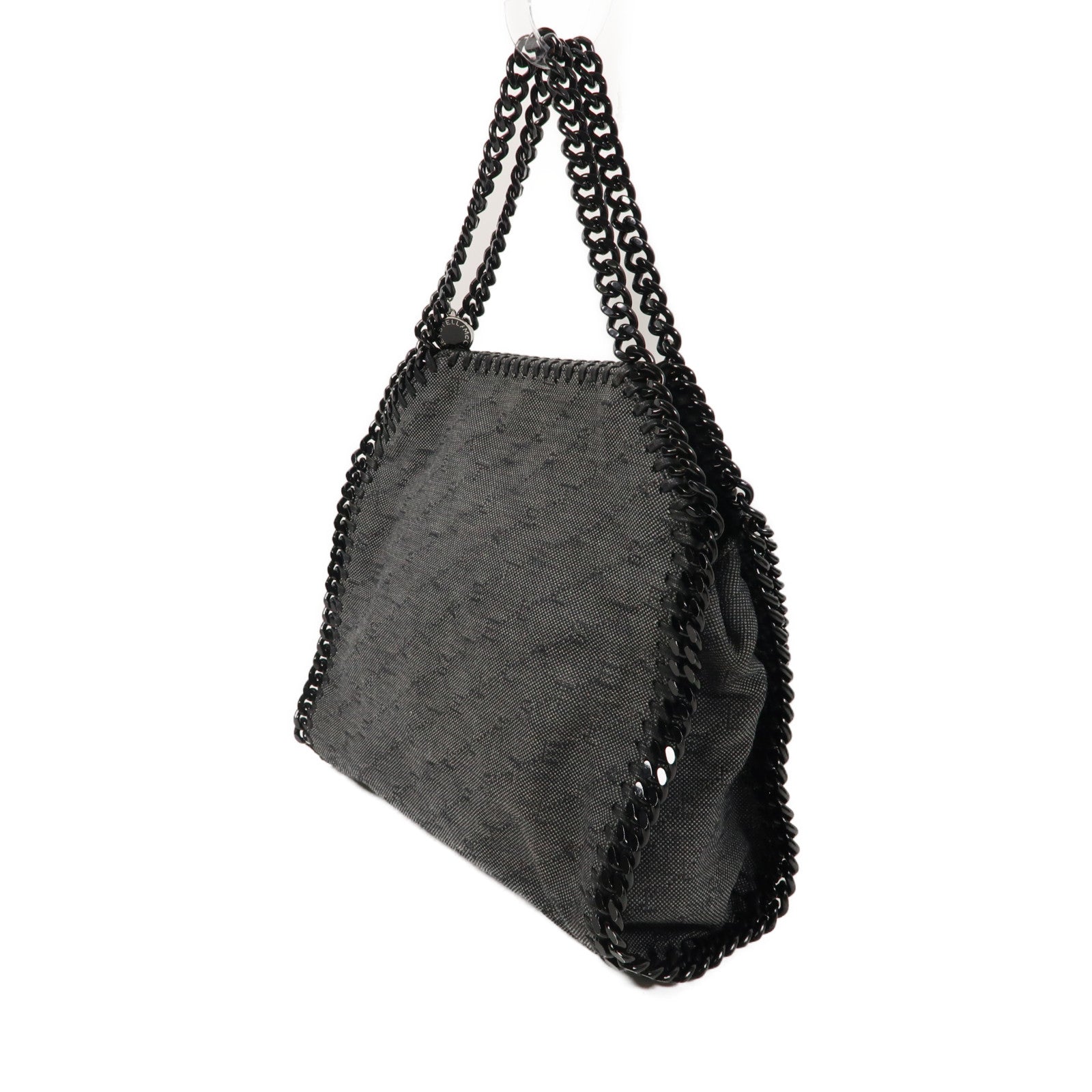 Stella McCartney 布質Stella Mccartney手挽肩背兩用袋灰色