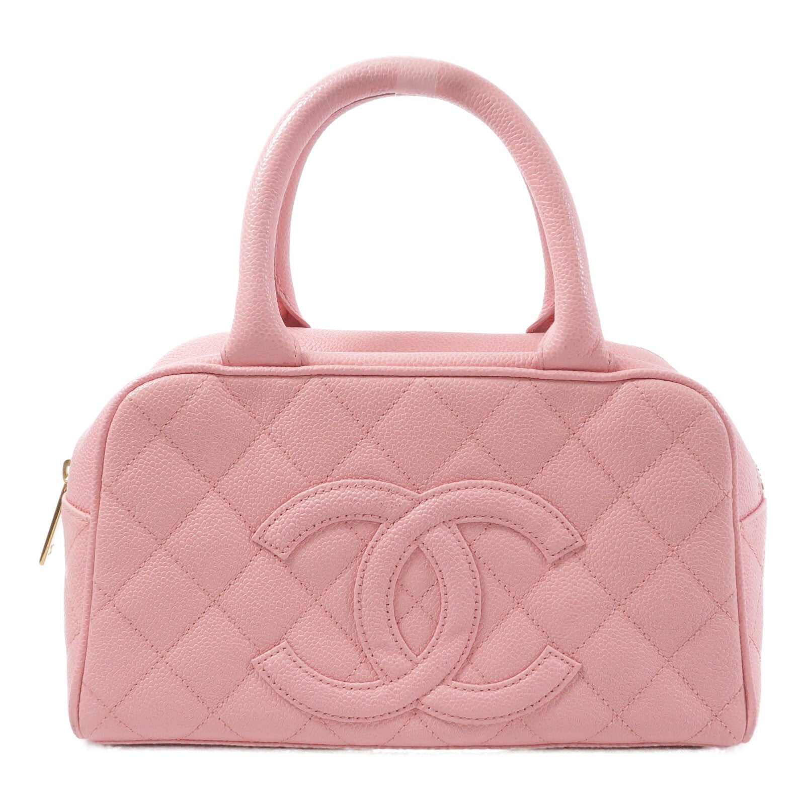 CHANEL 牛皮皮革Vintage Mini Boston Bowing Bag手挽袋