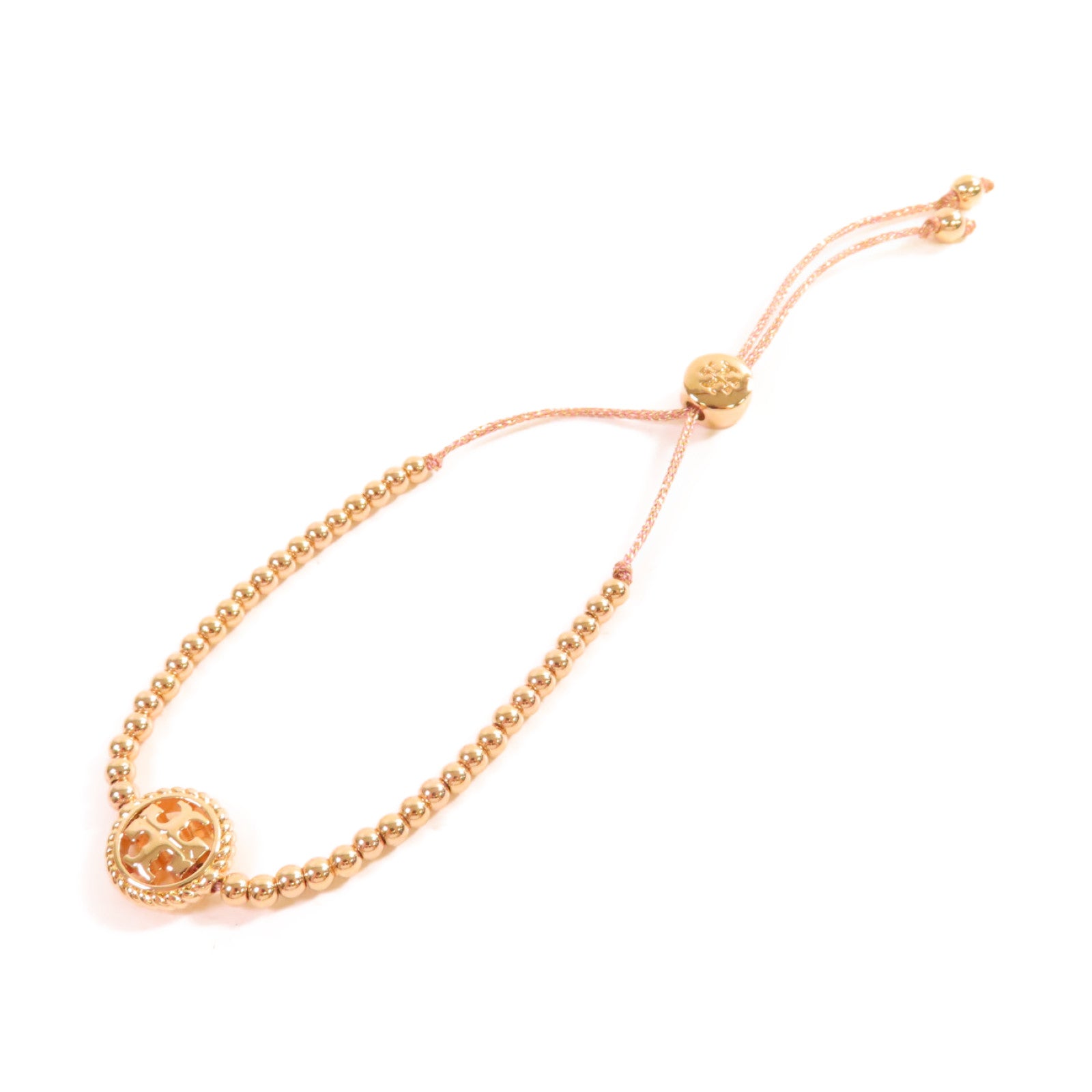 Tory Burch 金屬Bracelet手鏈金色/粉紅色
