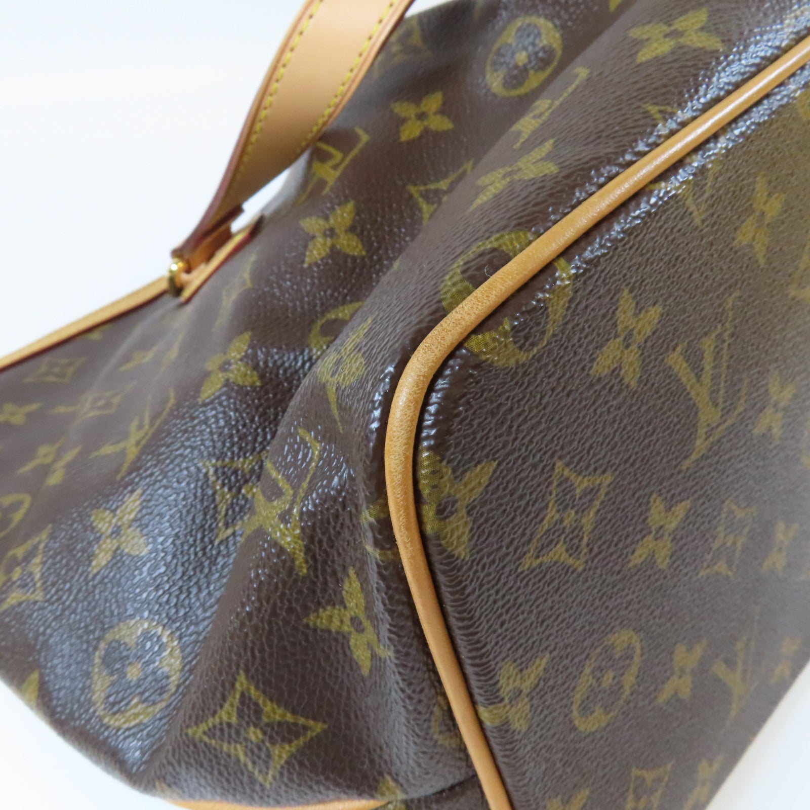 LOUIS VUITTON Monogram Palermo PM金扣手挽肩背兩用袋啡色